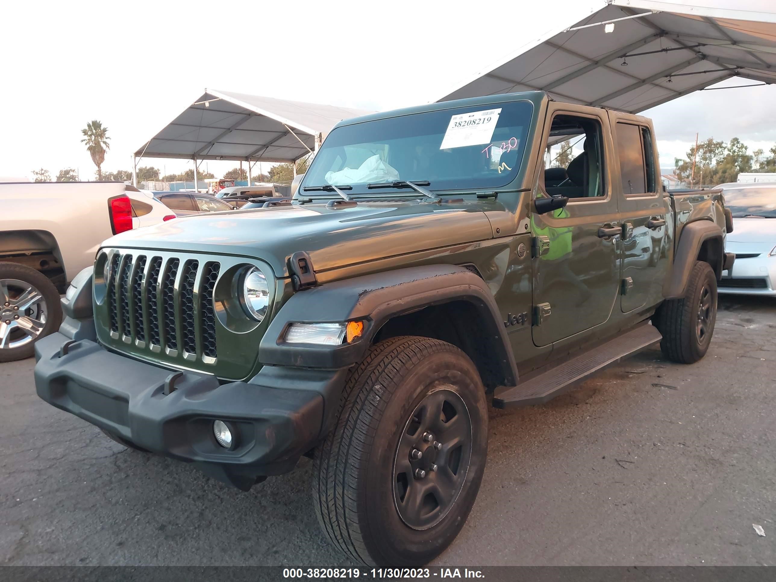 2022 Jeep Gladiator Sport 4X4 vin: 1C6HJTAG0NL125963