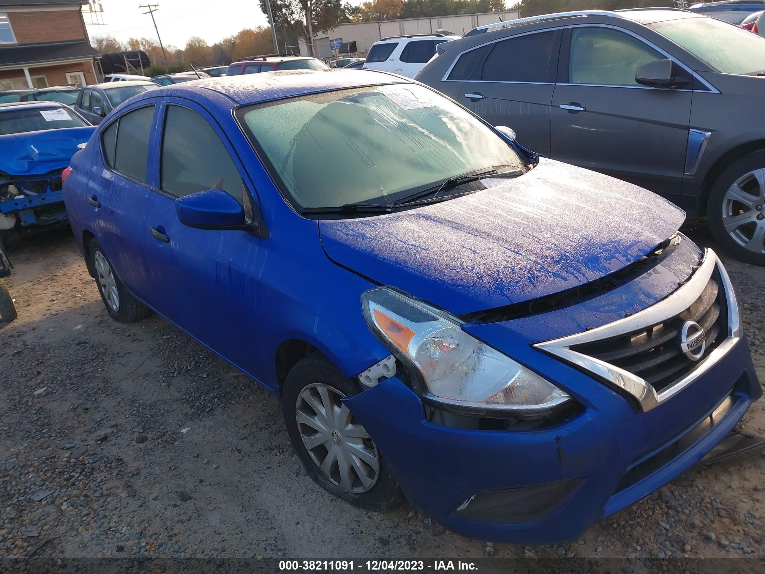 2016 Nissan Versa 1.6 S+ vin: 3N1CN7AP7GL893416