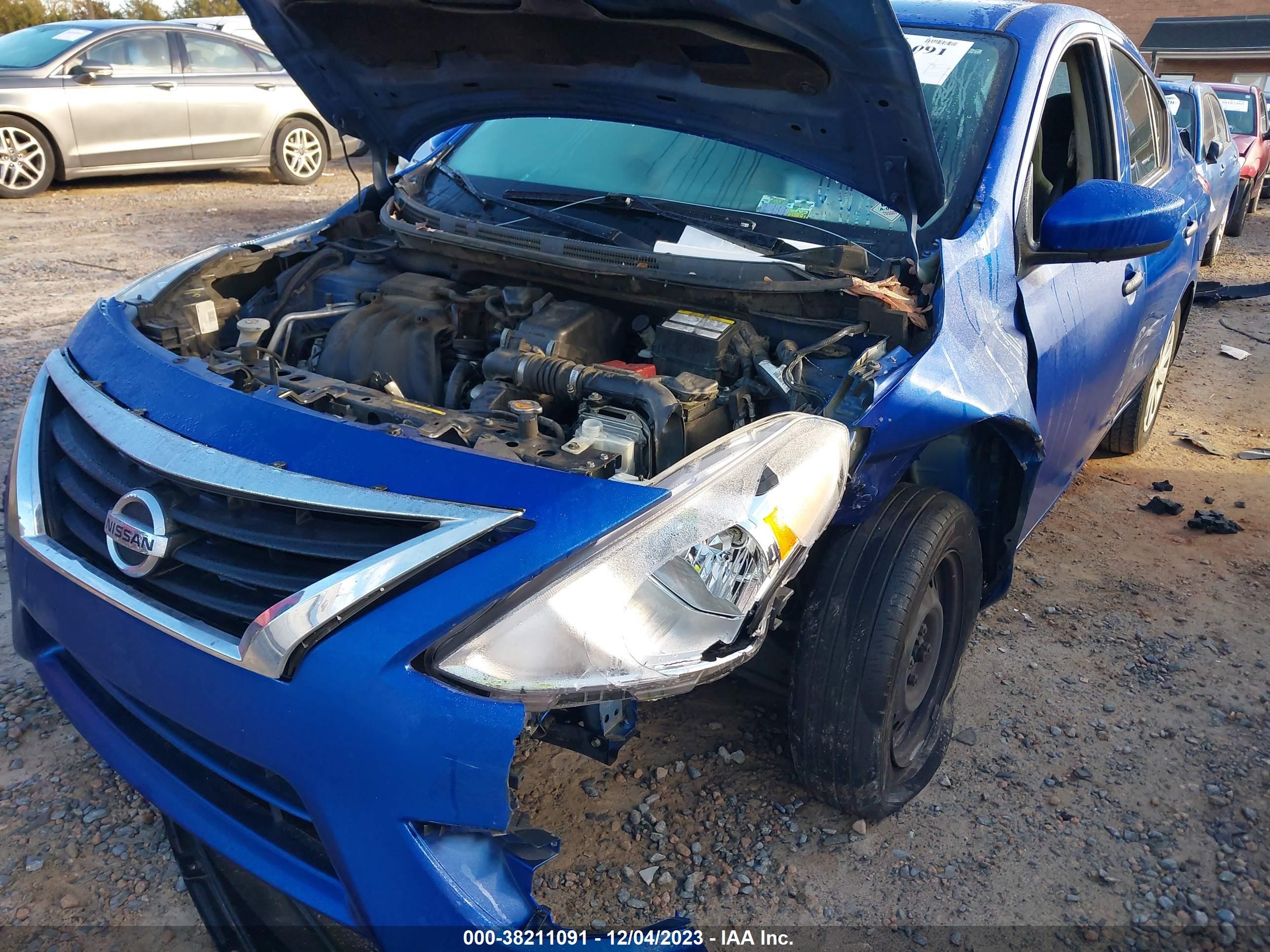 2016 Nissan Versa 1.6 S+ vin: 3N1CN7AP7GL893416