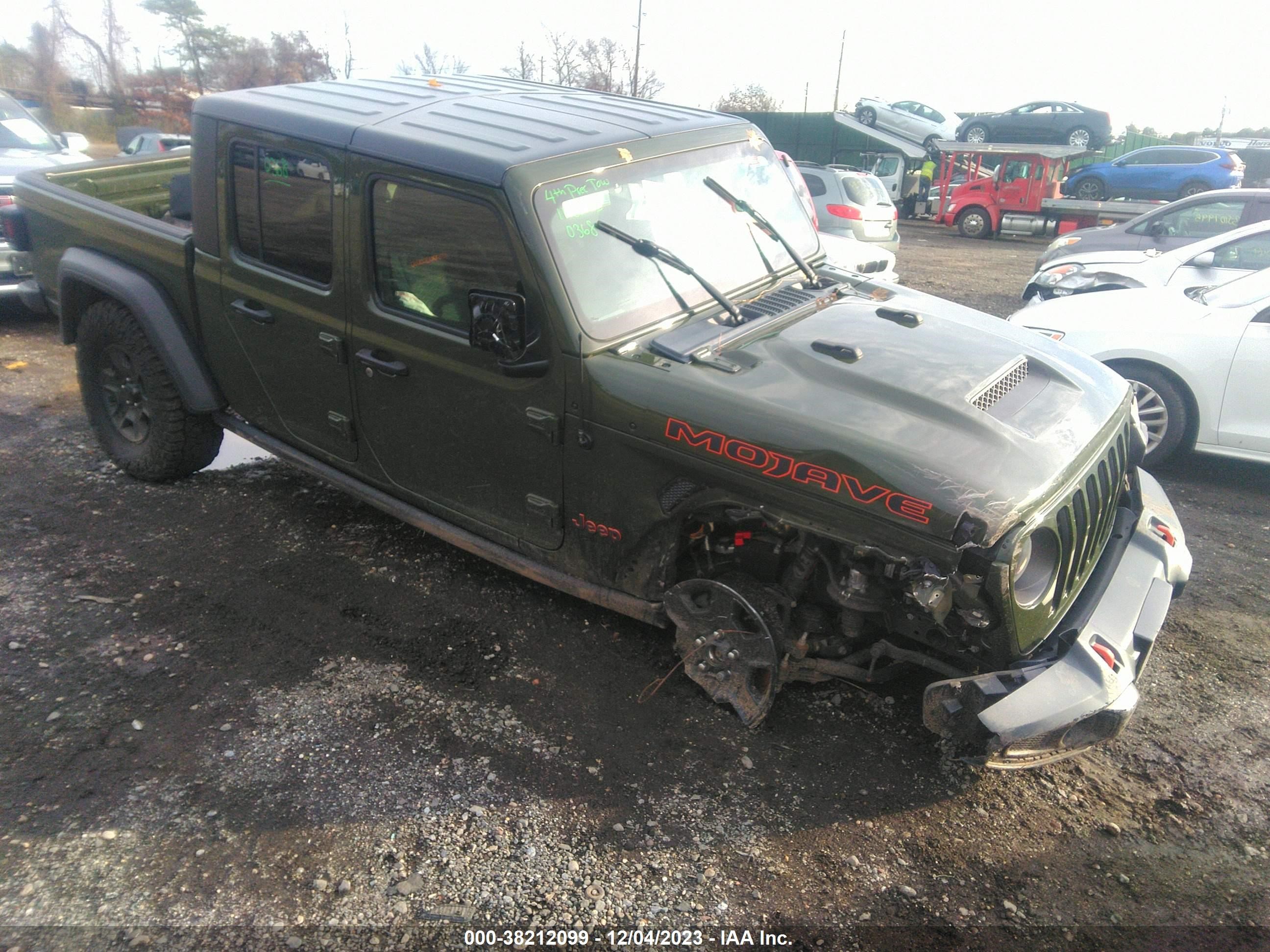 2021 Jeep Gladiator Mojave 4X4 vin: 1C6JJTEG6ML572856