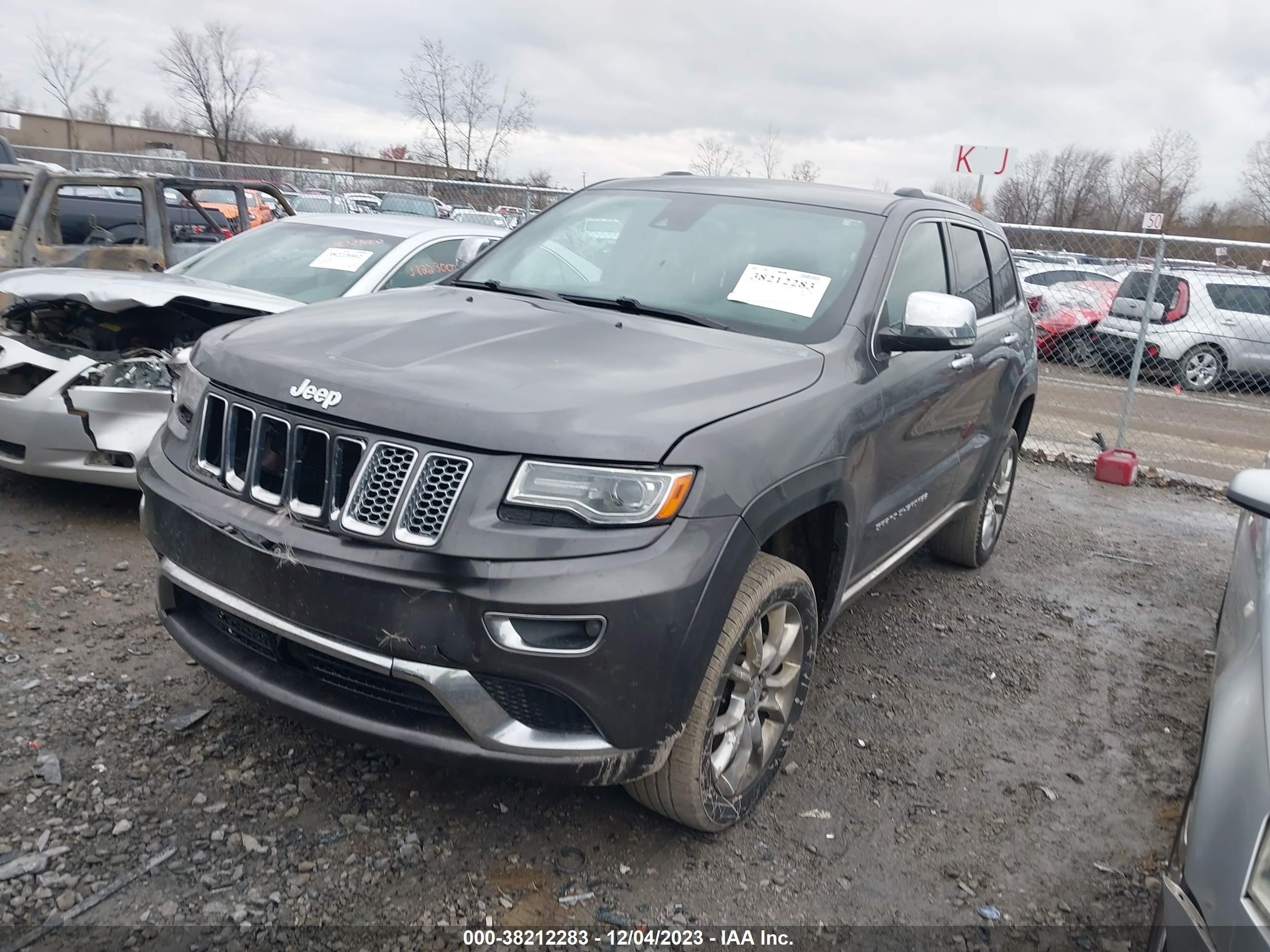 2014 Jeep Grand Cherokee Summit vin: 1C4RJFJG8EC386045