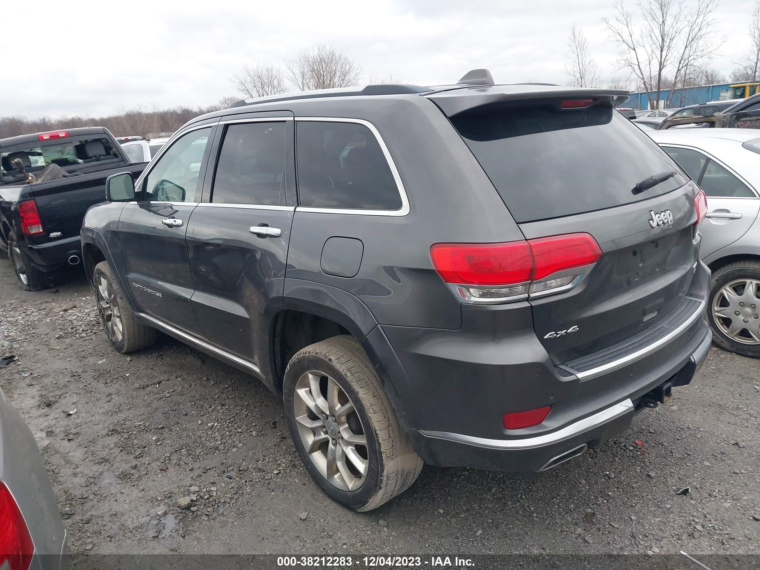 2014 Jeep Grand Cherokee Summit vin: 1C4RJFJG8EC386045