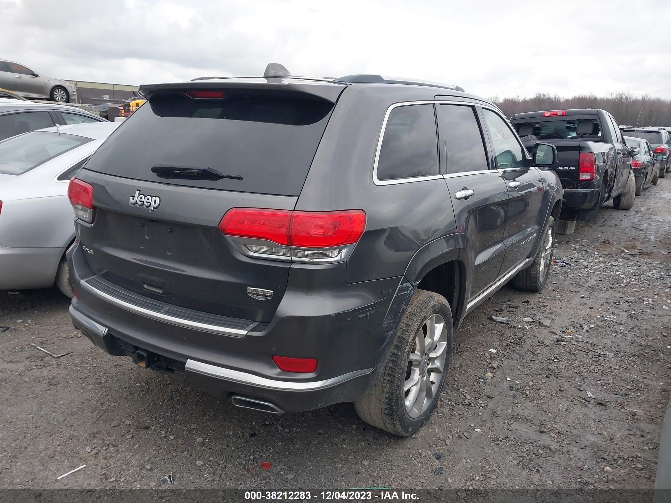 2014 Jeep Grand Cherokee Summit vin: 1C4RJFJG8EC386045