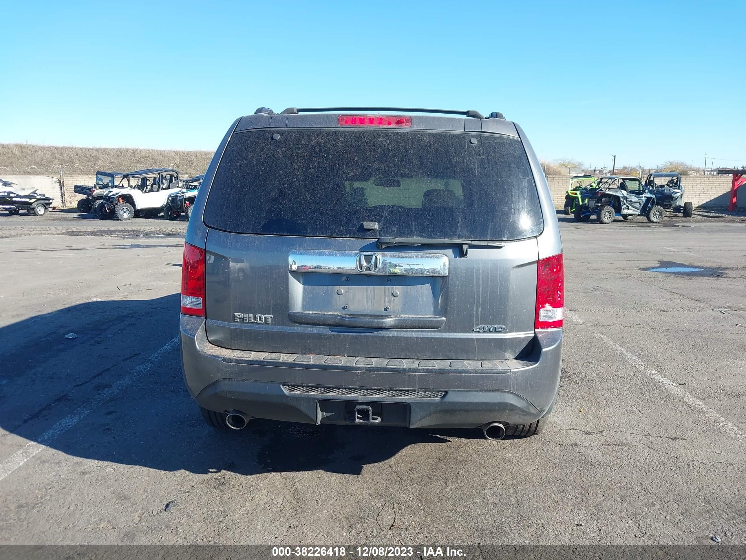 2013 Honda Pilot Ex-L vin: 5FNYF4H51DB009788