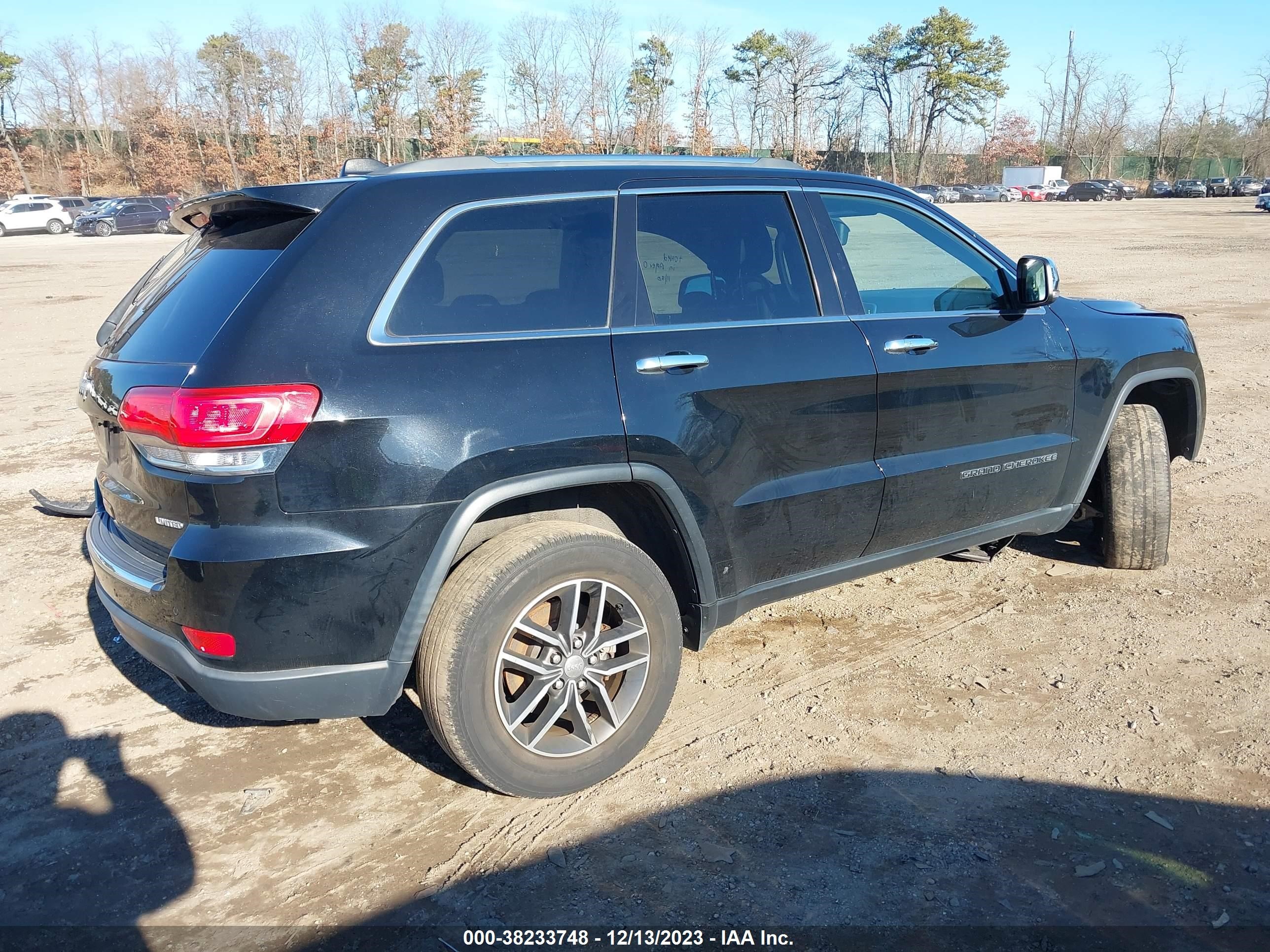 2018 Jeep Grand Cherokee Limited 4X4 vin: 1C4RJFBG6JC363422