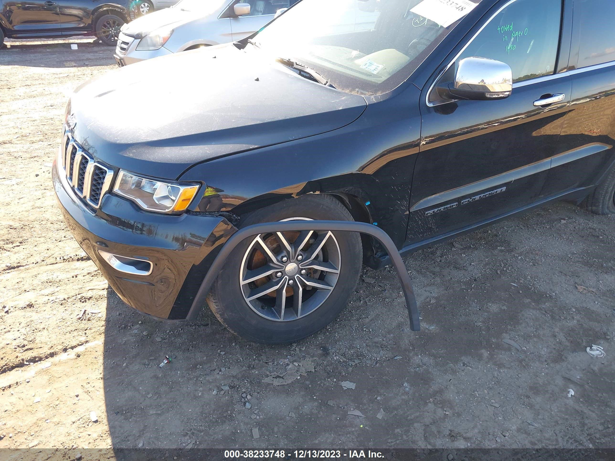 2018 Jeep Grand Cherokee Limited 4X4 vin: 1C4RJFBG6JC363422