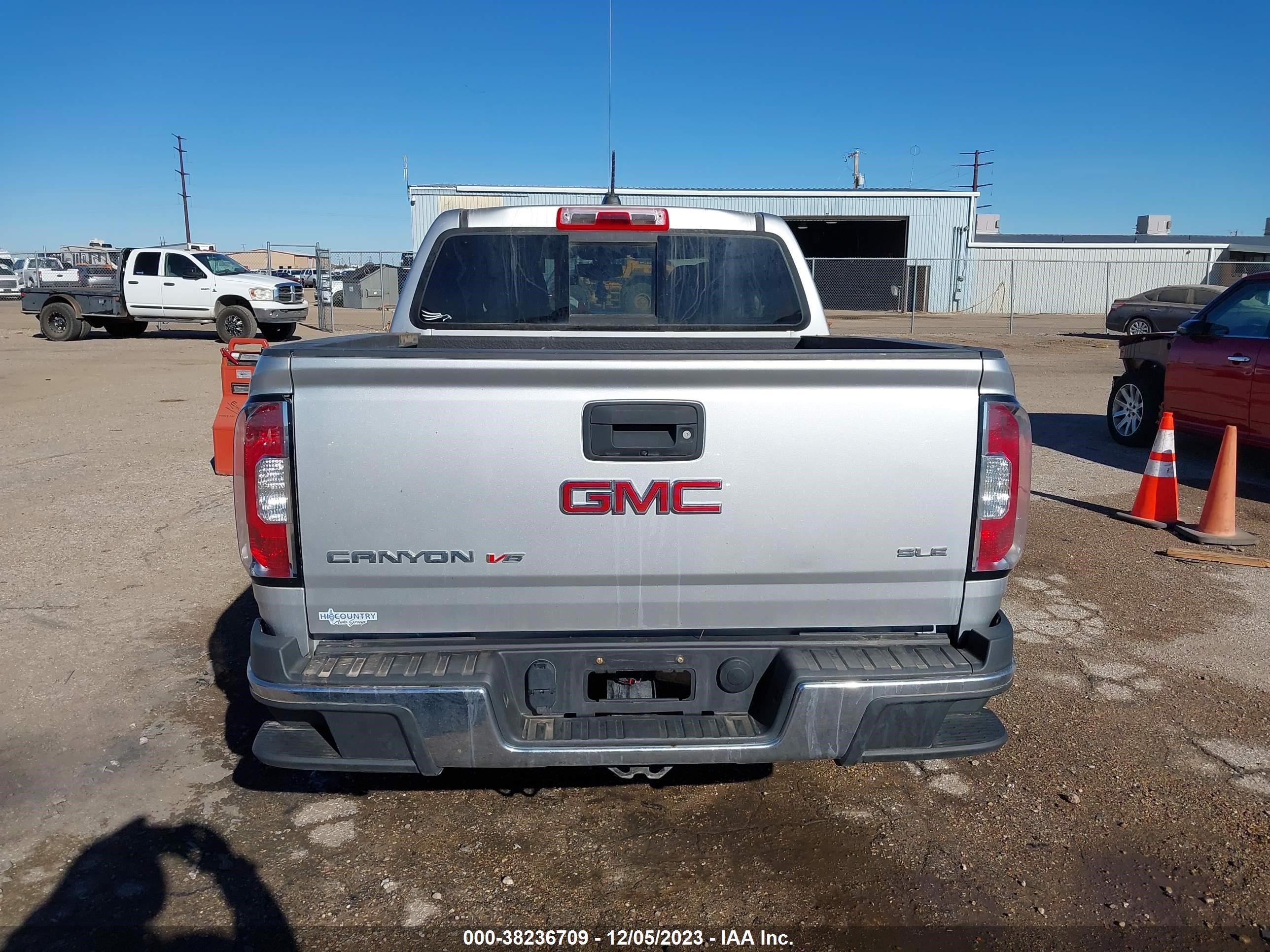 2018 GMC Canyon Sle vin: 1GTG5CEN5J1326572