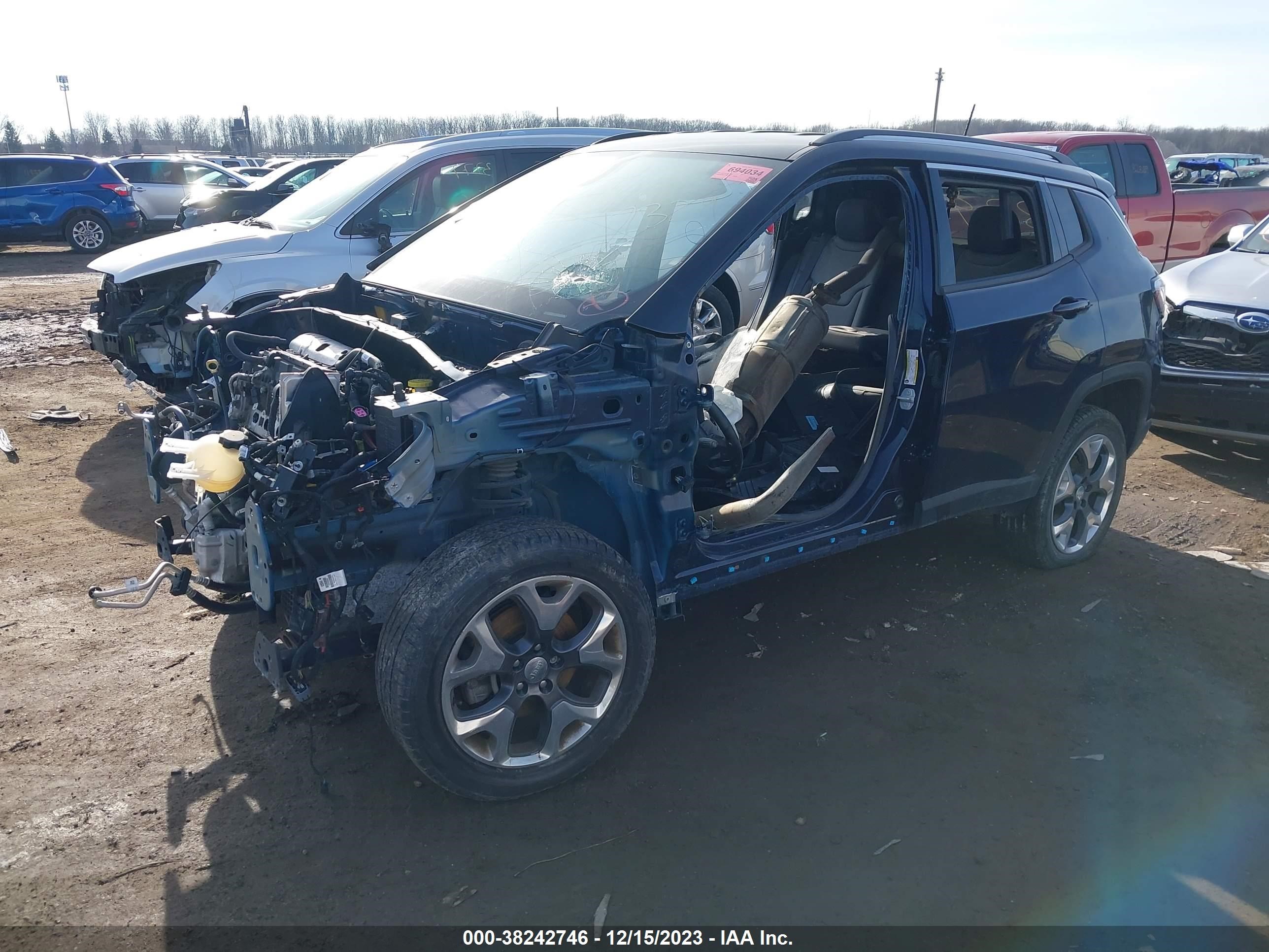 2020 Jeep Compass Limited 4X4 vin: 3C4NJDCB4LT167329