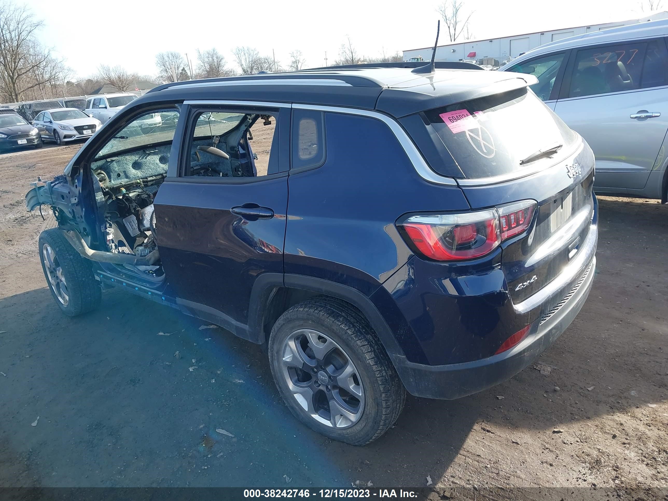 2020 Jeep Compass Limited 4X4 vin: 3C4NJDCB4LT167329