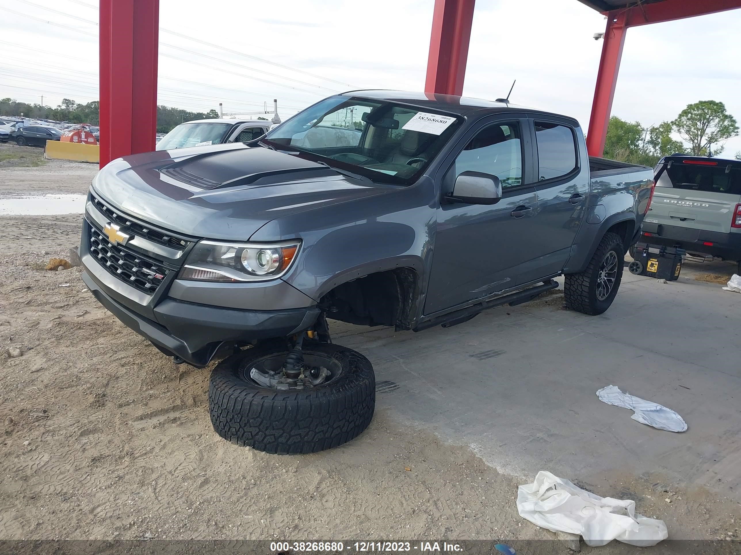 2018 Chevrolet Colorado Zr2 vin: 1GCGTEENXJ1244225