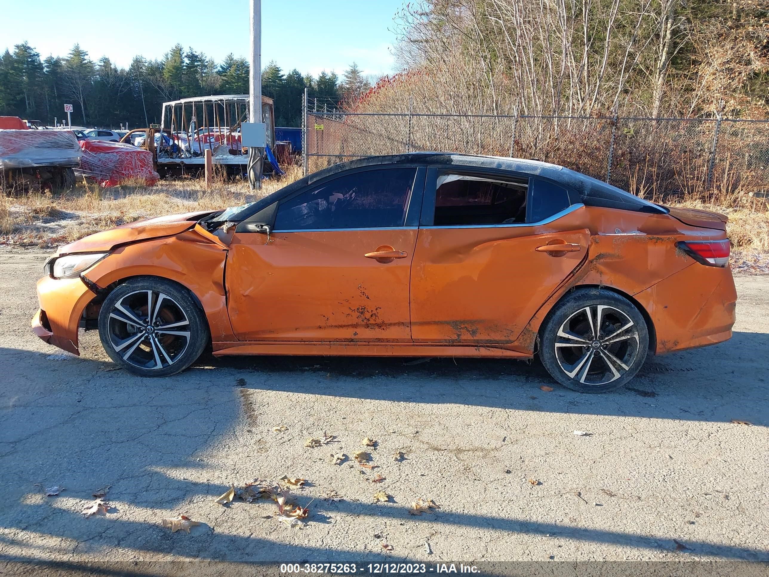 2020 Nissan Sentra Sr vin: 3N1AB8DV1LY263145