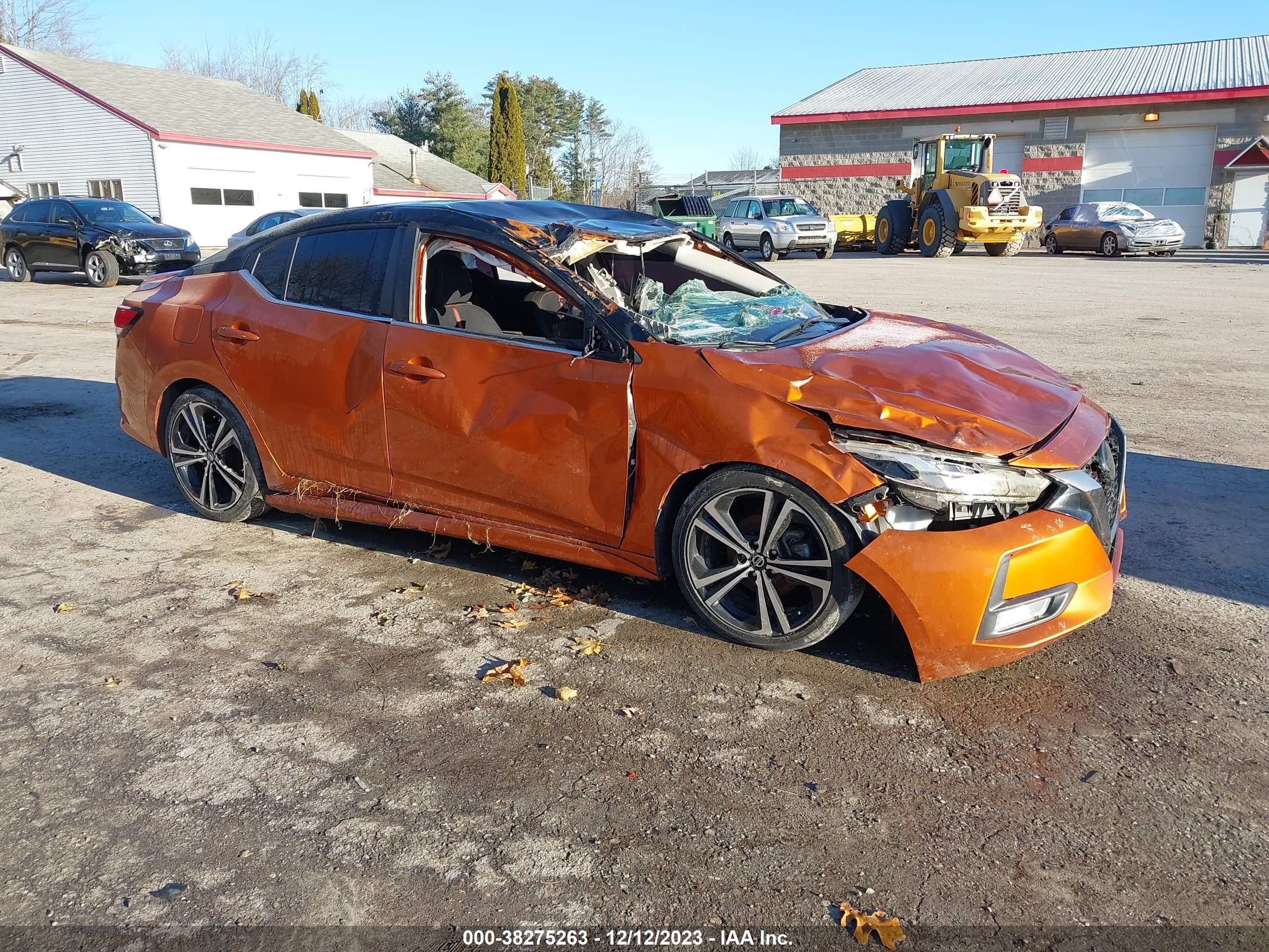 2020 Nissan Sentra Sr vin: 3N1AB8DV1LY263145