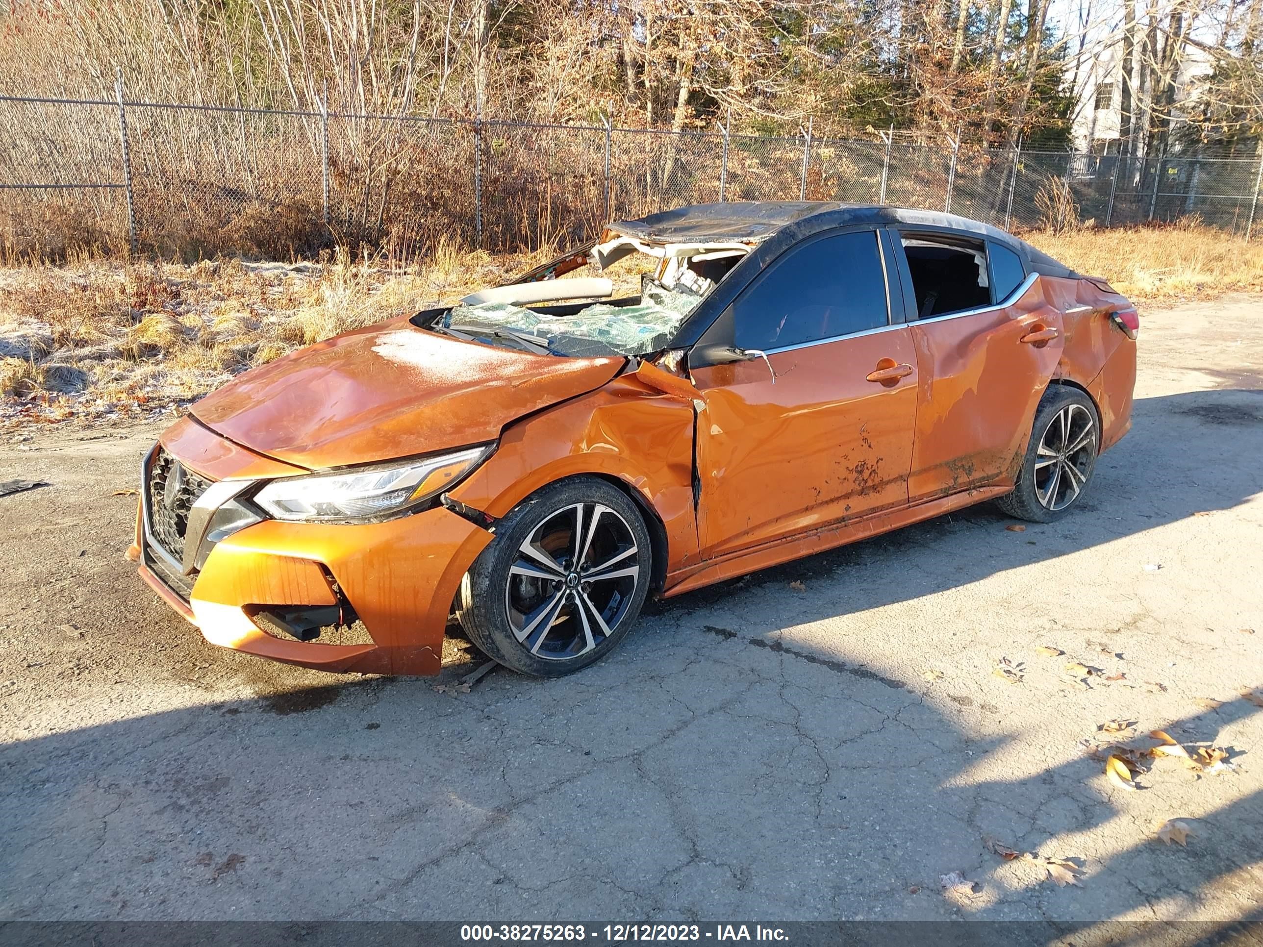 2020 Nissan Sentra Sr vin: 3N1AB8DV1LY263145