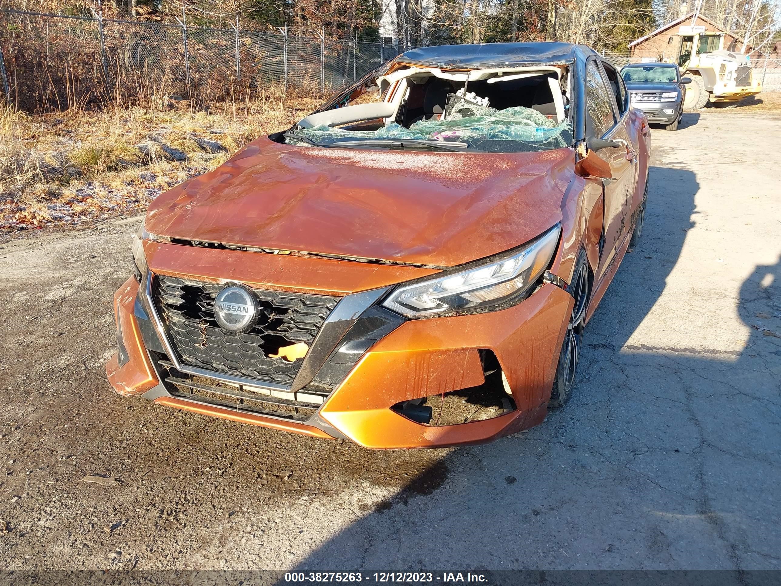 2020 Nissan Sentra Sr vin: 3N1AB8DV1LY263145