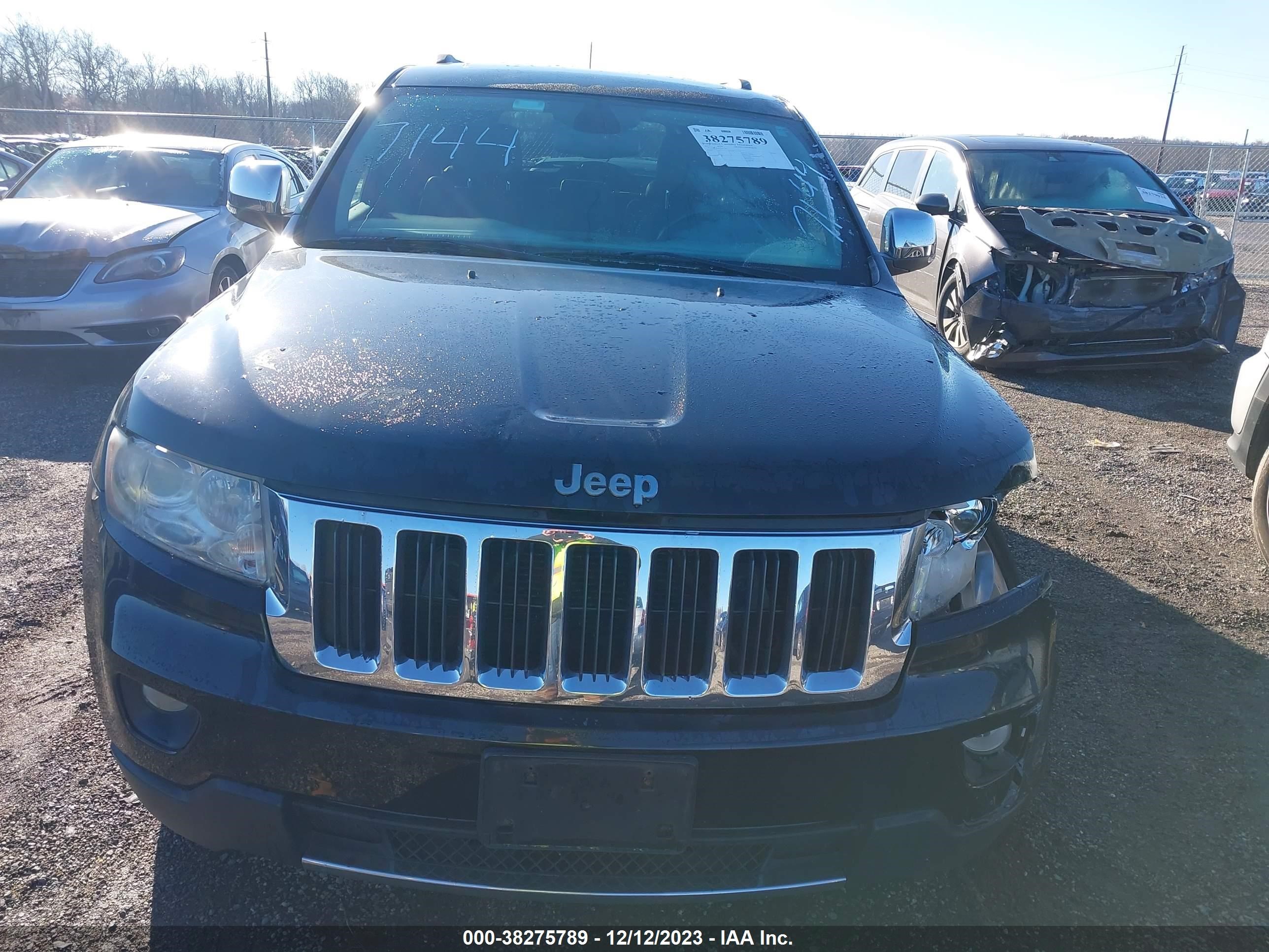 2013 Jeep Grand Cherokee Limited vin: 1C4RJFBT4DC657144