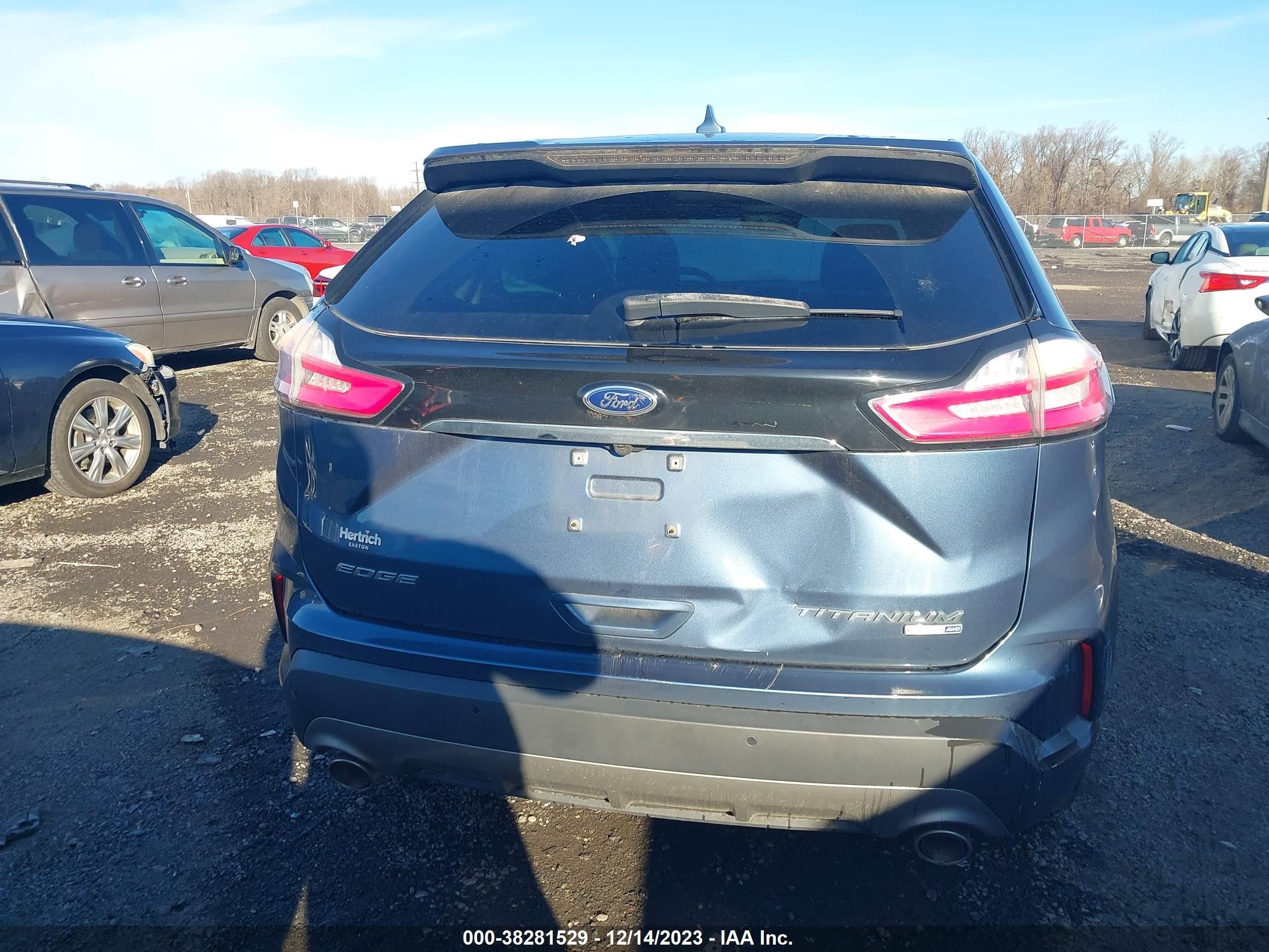 2019 Ford Edge Titanium vin: 2FMPK4K95KBC44512