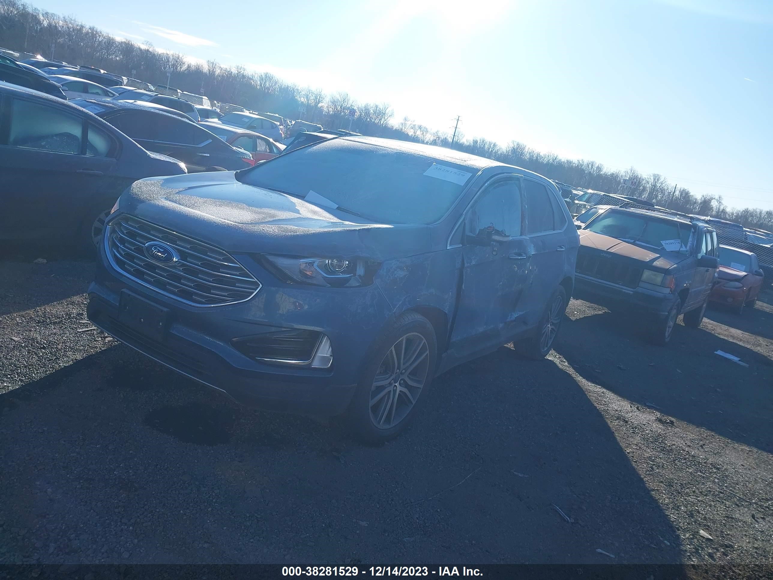 2019 Ford Edge Titanium vin: 2FMPK4K95KBC44512