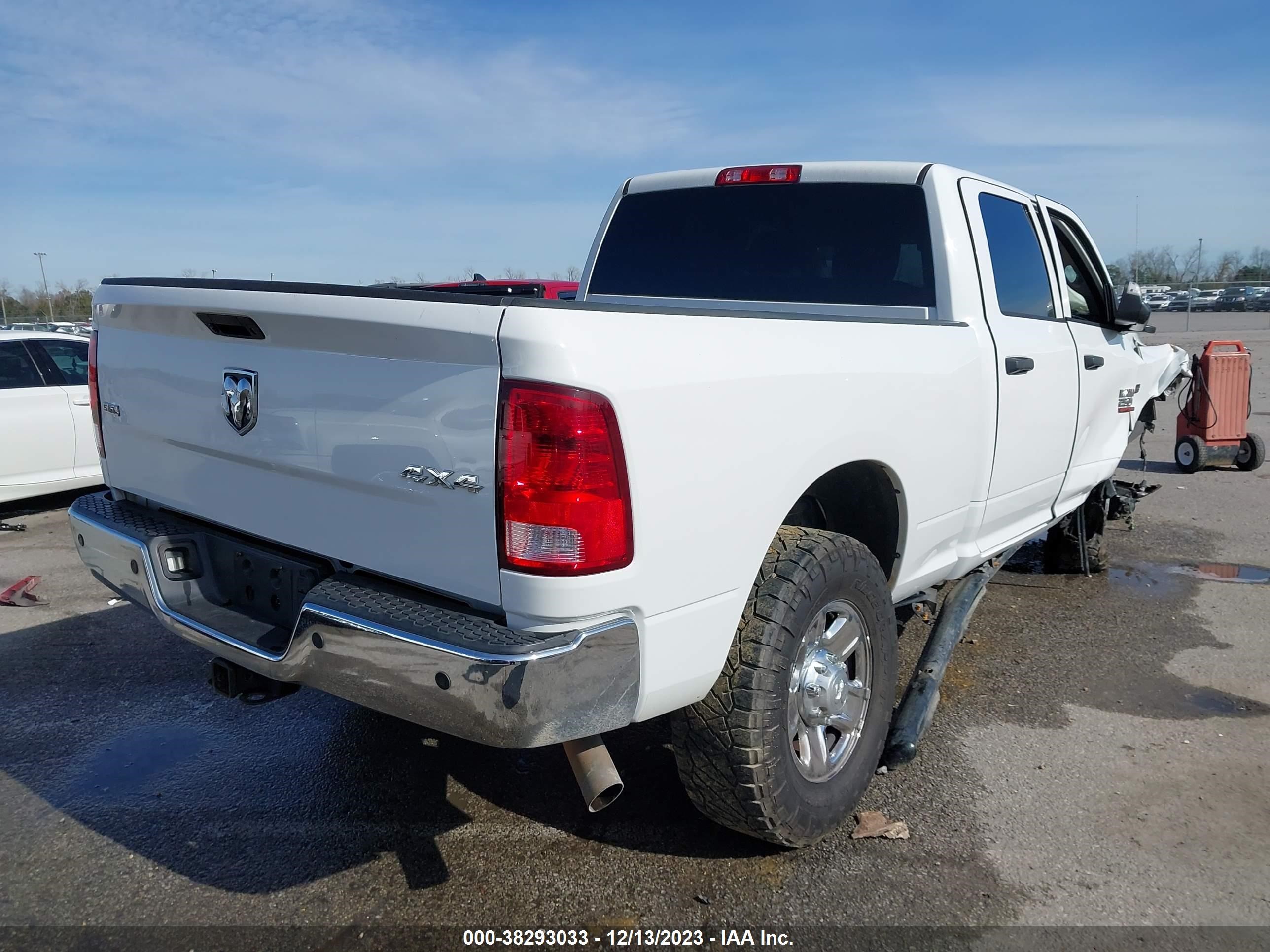 2018 Ram 2500 Tradesman 4X4 6'4 Box vin: 3C6UR5CJ5JG282827