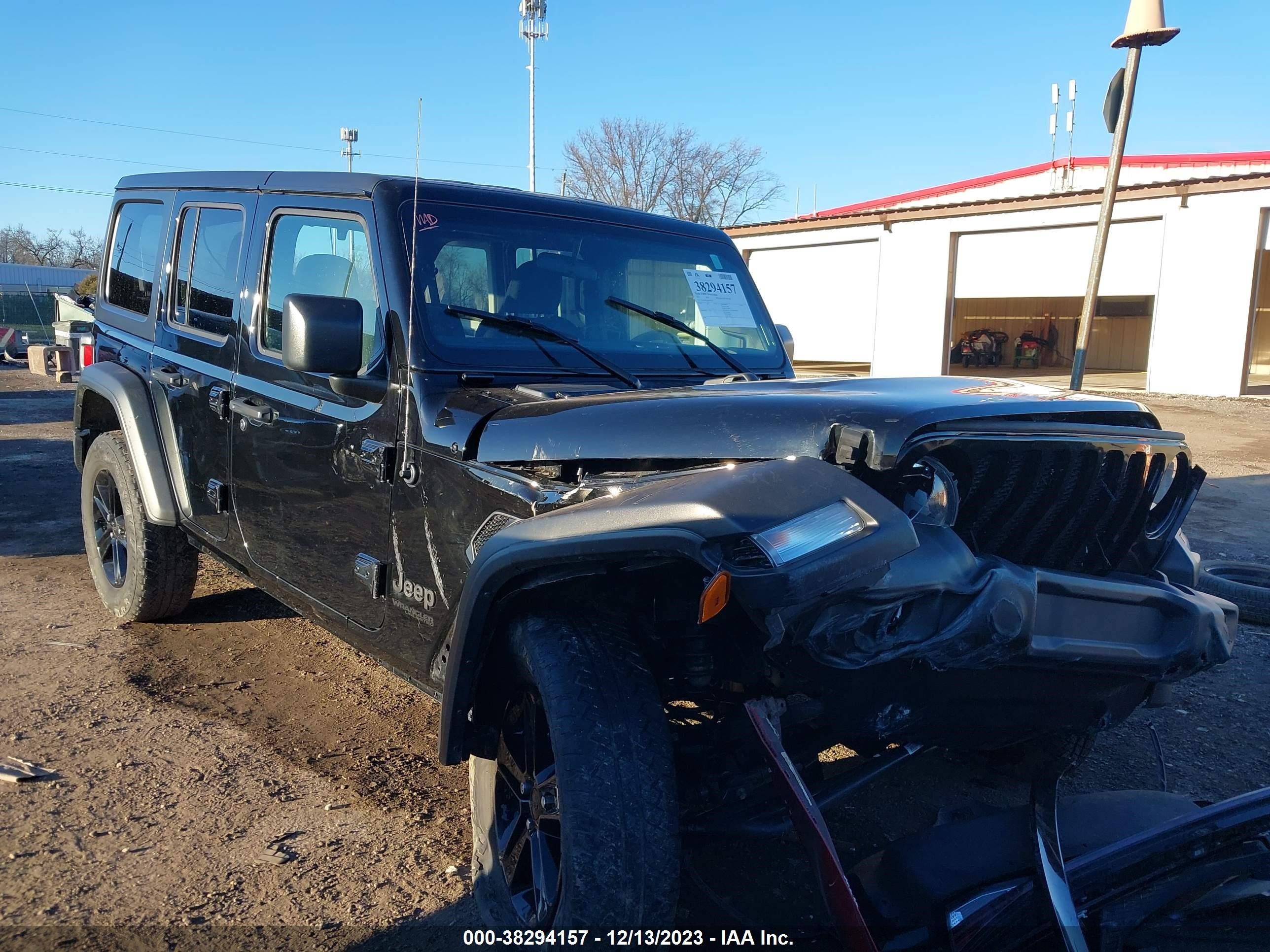 2021 Jeep Wrangler Unlimited Sport vin: 1C4HJXDN7MW554363