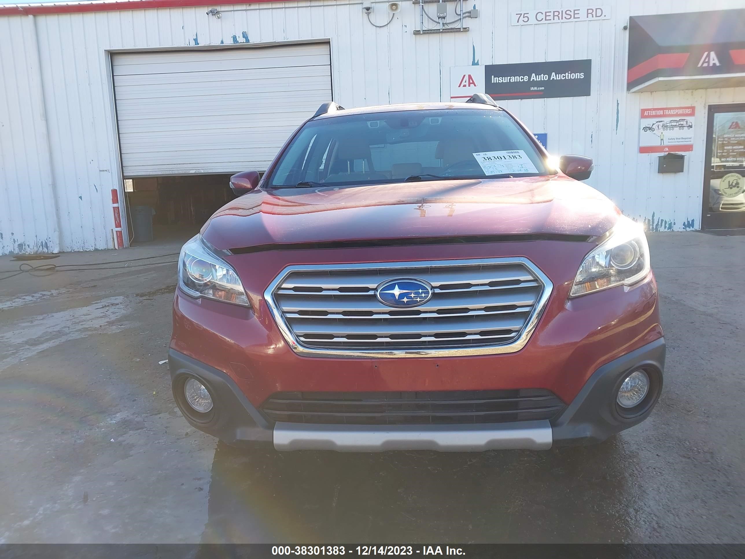 2017 Subaru Outback 2.5I Limited vin: 4S4BSANC2H3414284