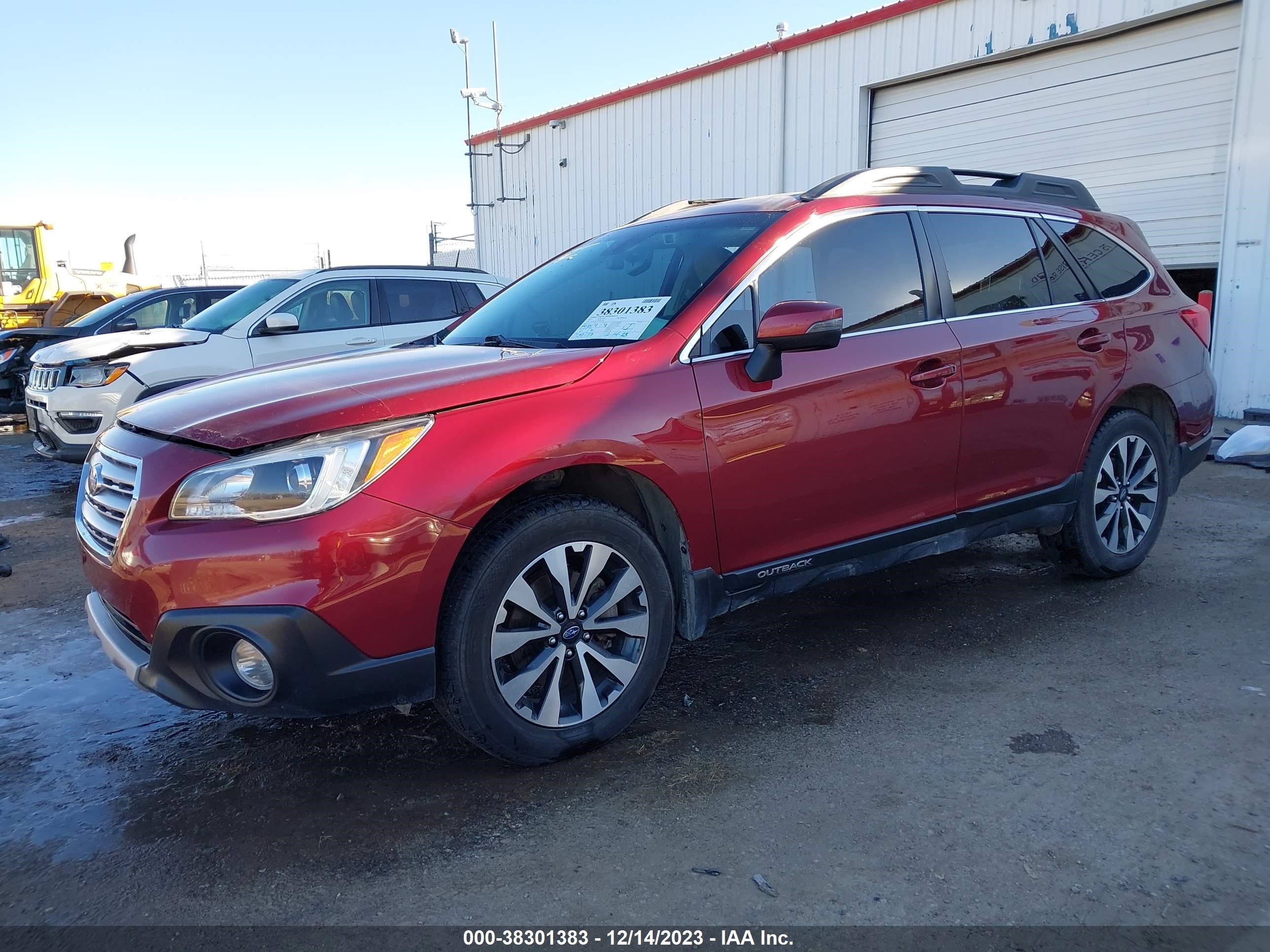 2017 Subaru Outback 2.5I Limited vin: 4S4BSANC2H3414284