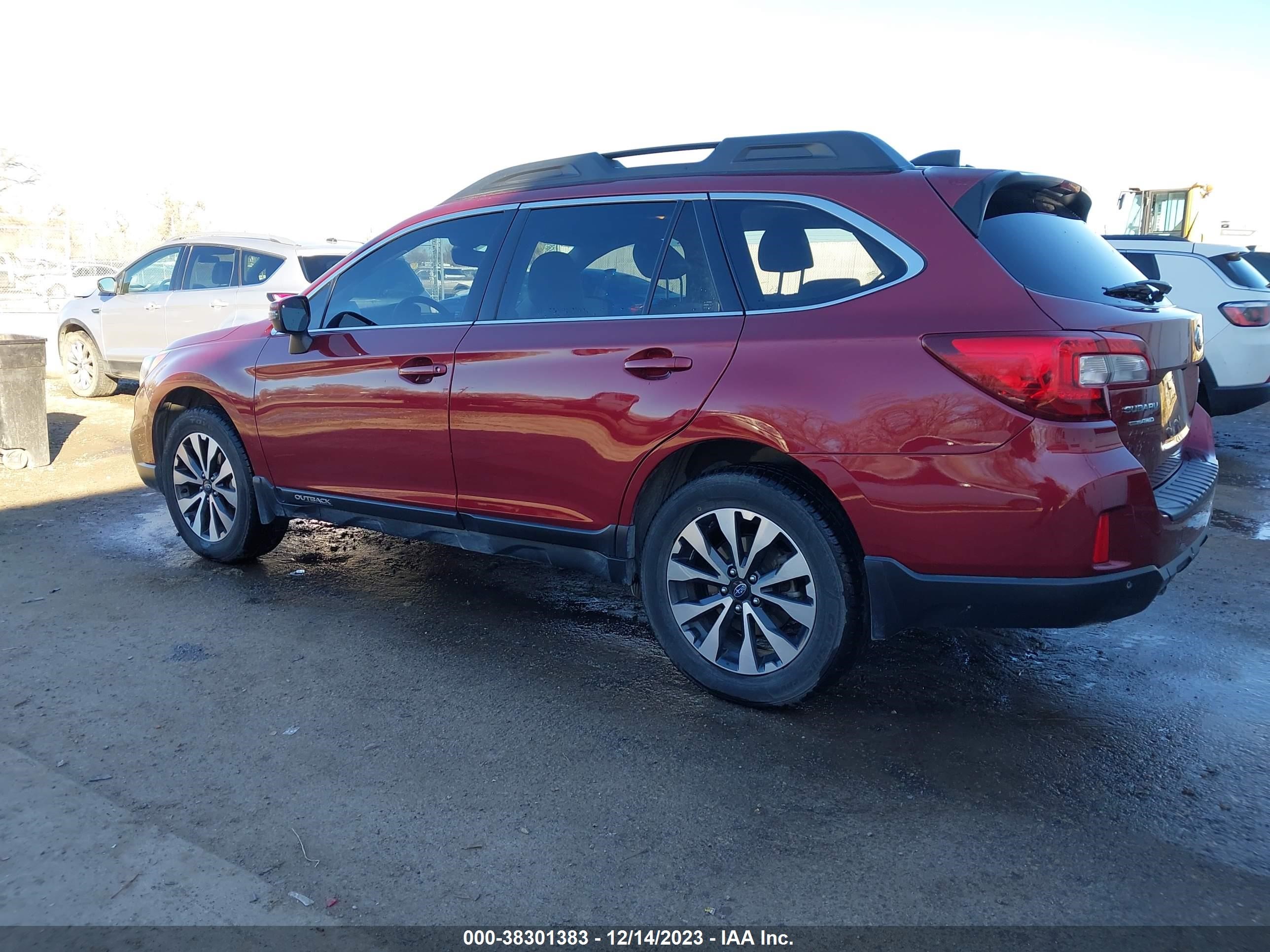 2017 Subaru Outback 2.5I Limited vin: 4S4BSANC2H3414284