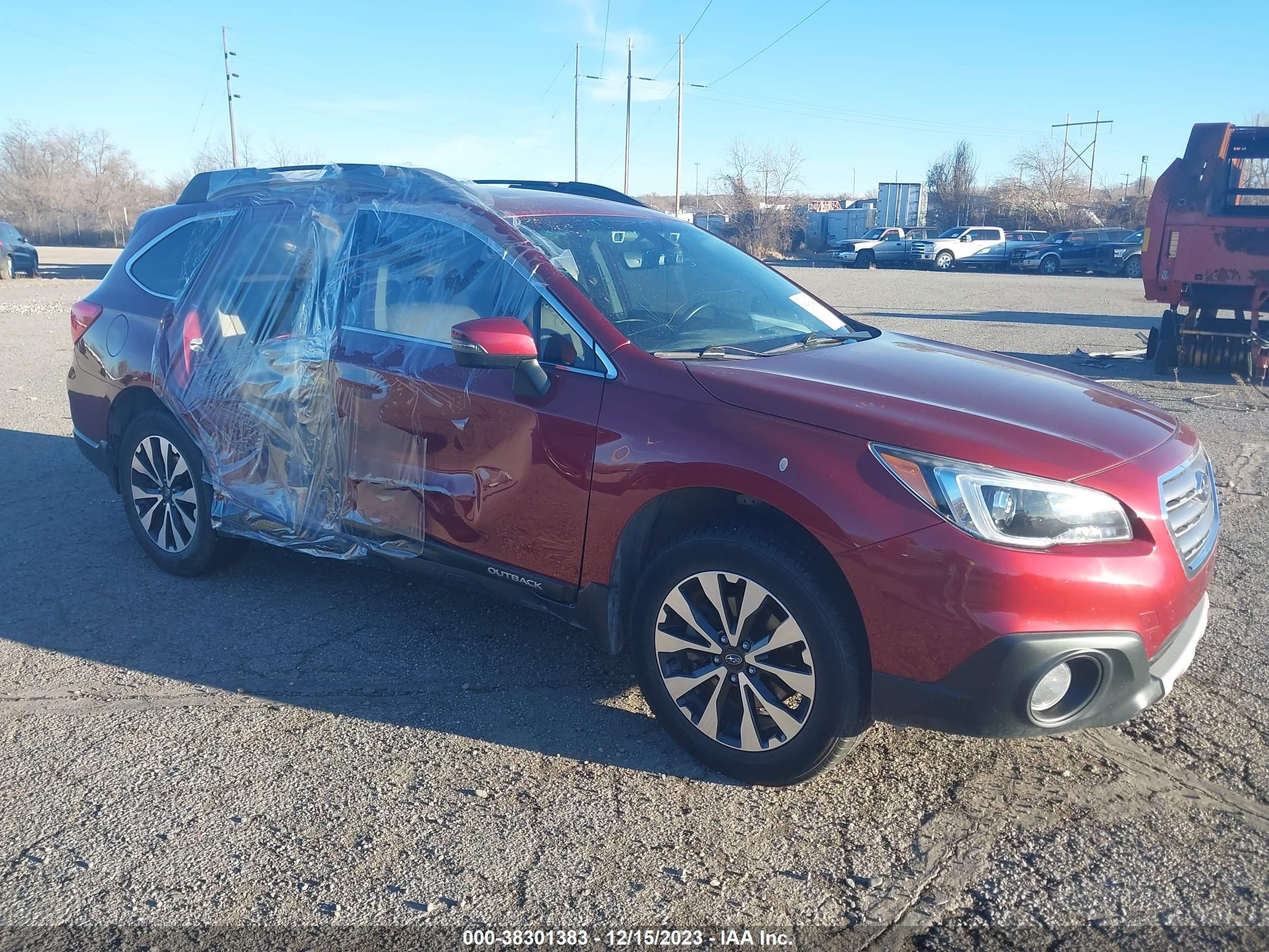 2017 Subaru Outback 2.5I Limited vin: 4S4BSANC2H3414284