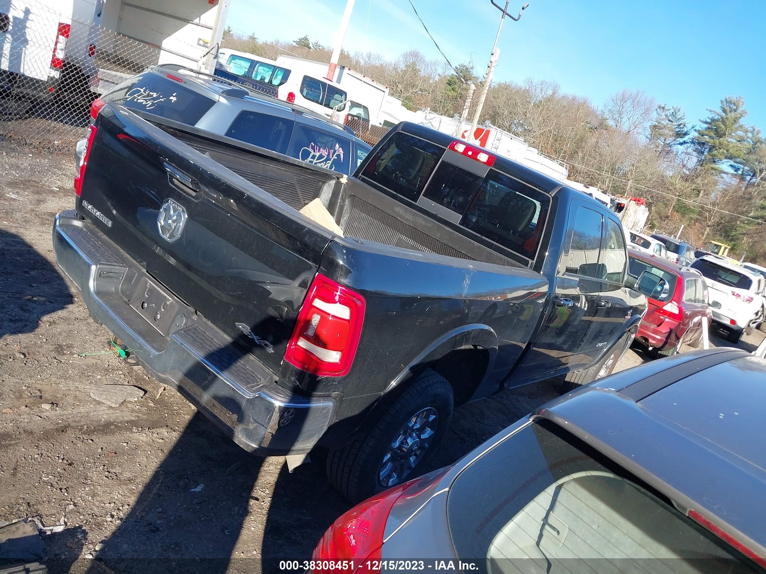 2022 Ram 2500 Laramie 4X4 6'4 Box vin: 3C6UR5FL4NG297287