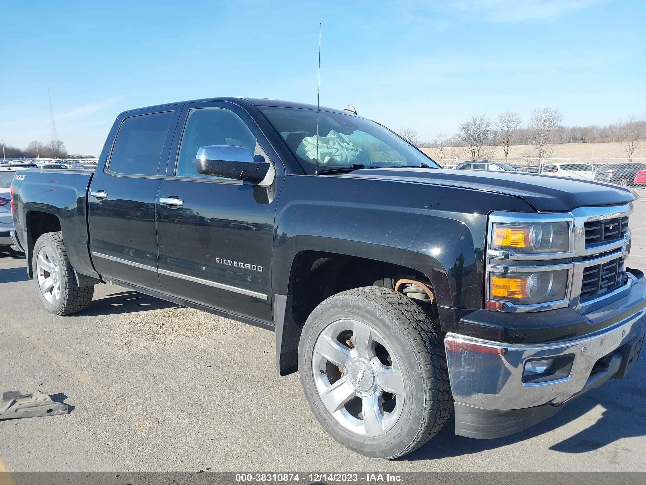 2014 Chevrolet Silverado 1500 2Lz vin: 3GCUKSEC6EG126568