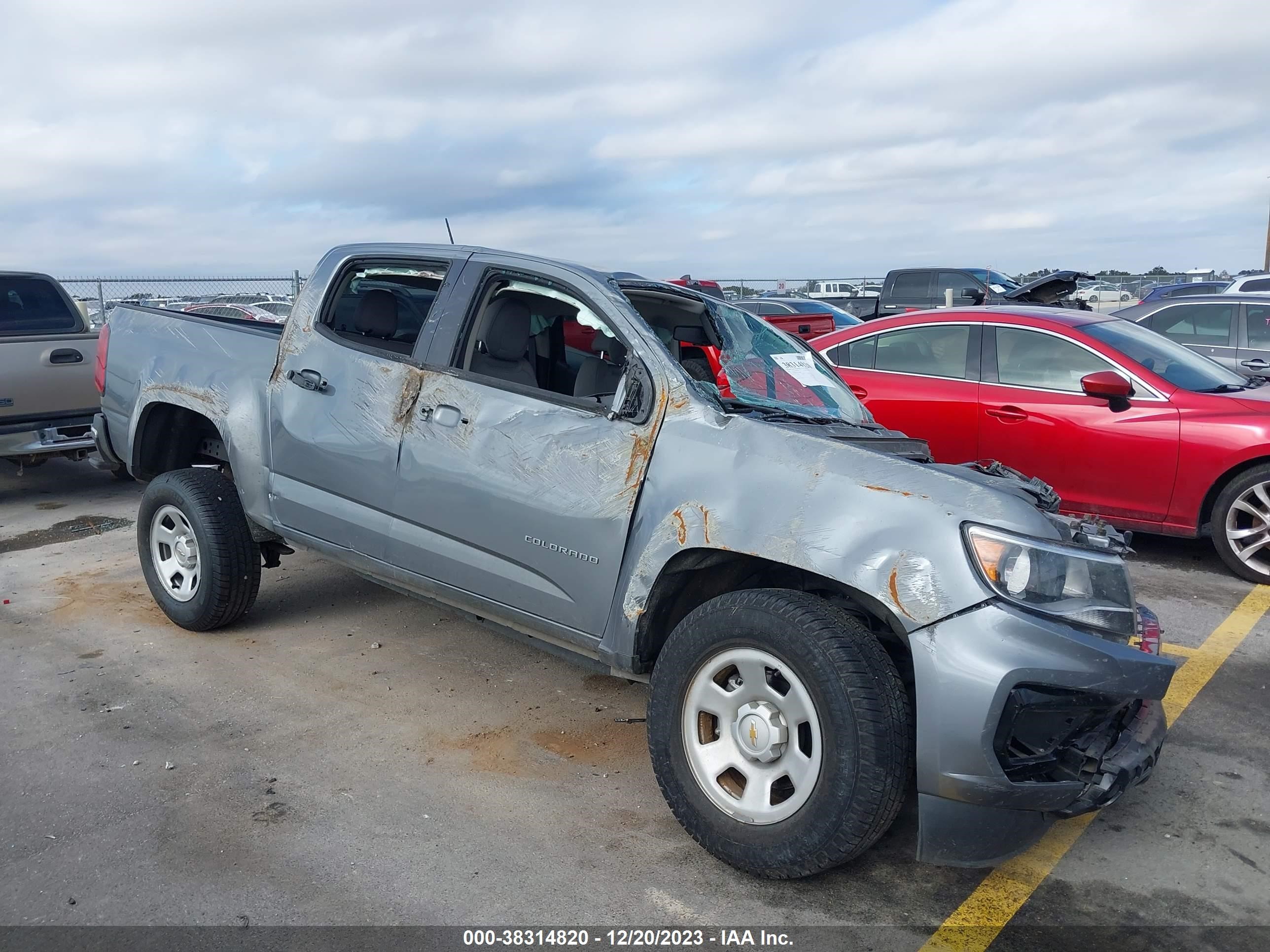 2021 Chevrolet Colorado 2Wd Short Box Wt vin: 1GCGSBENXM1162498