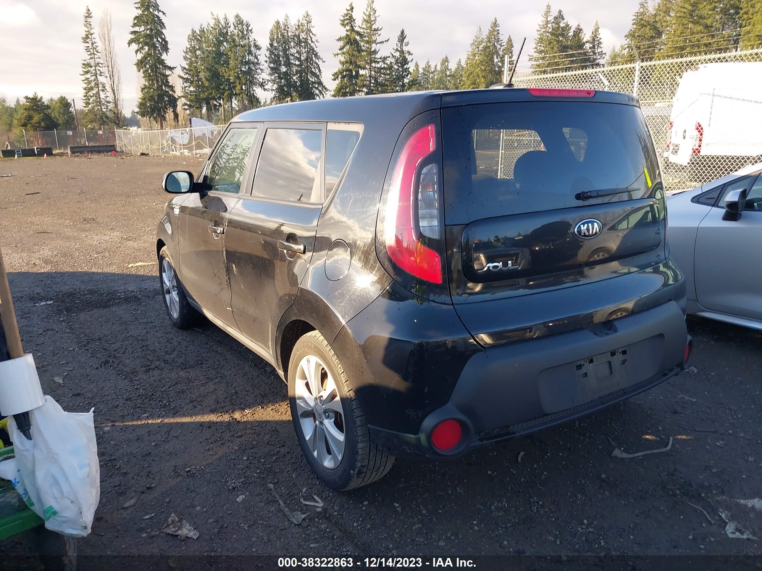 2015 Kia Soul + vin: KNDJP3A57F7112225