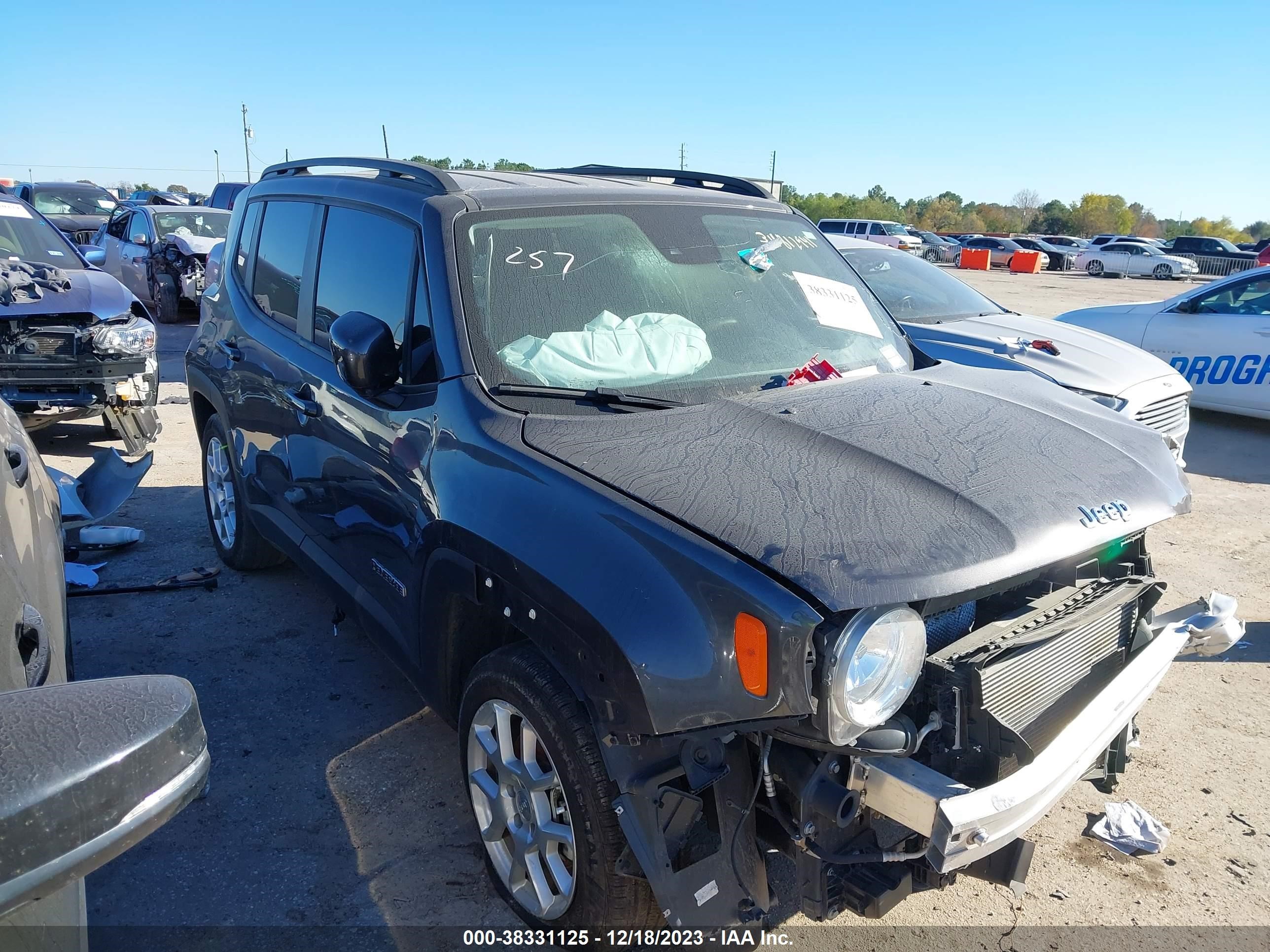 2021 Jeep Renegade Latitude Fwd vin: ZACNJCBB4MPN22727