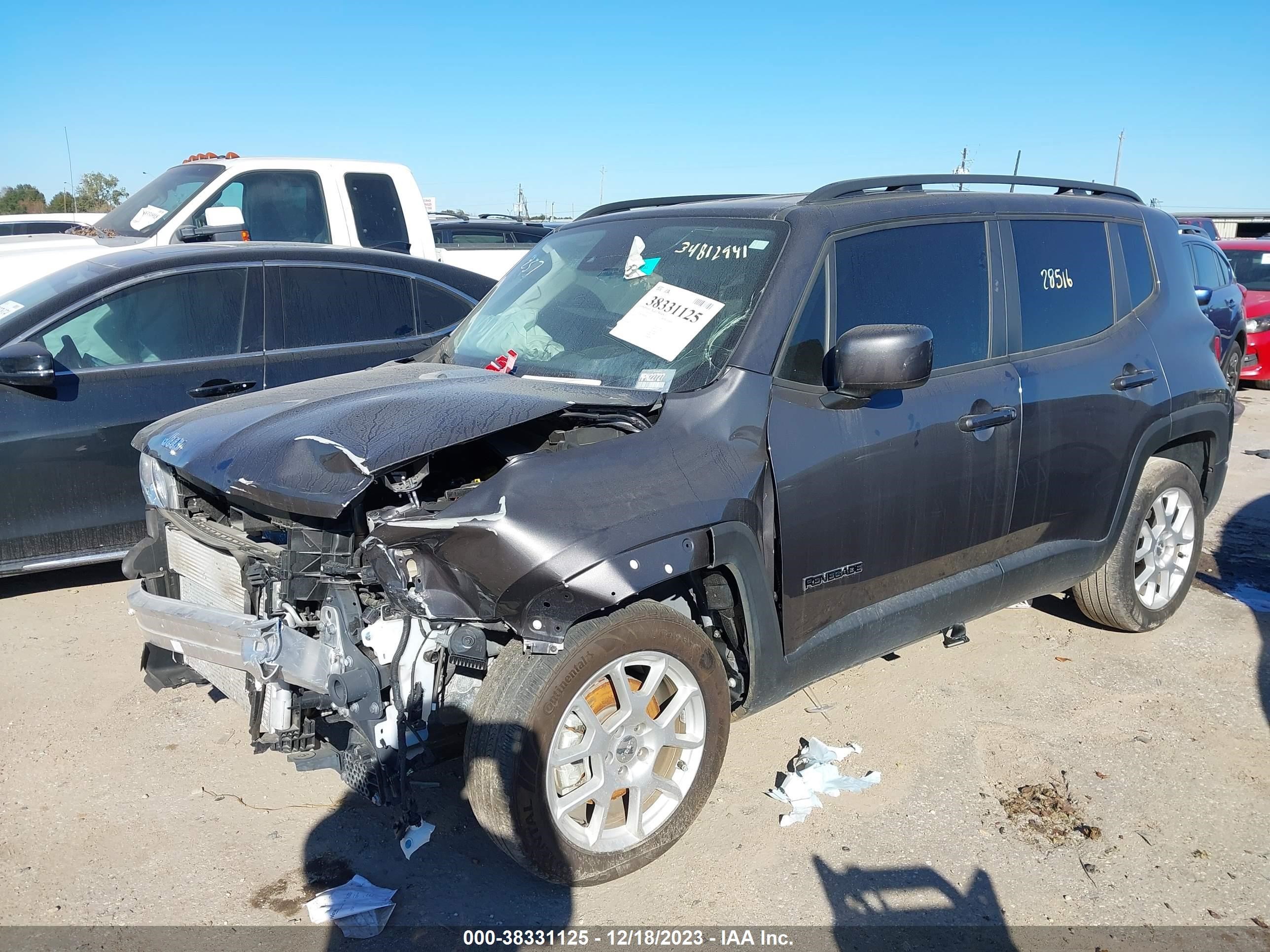 2021 Jeep Renegade Latitude Fwd vin: ZACNJCBB4MPN22727