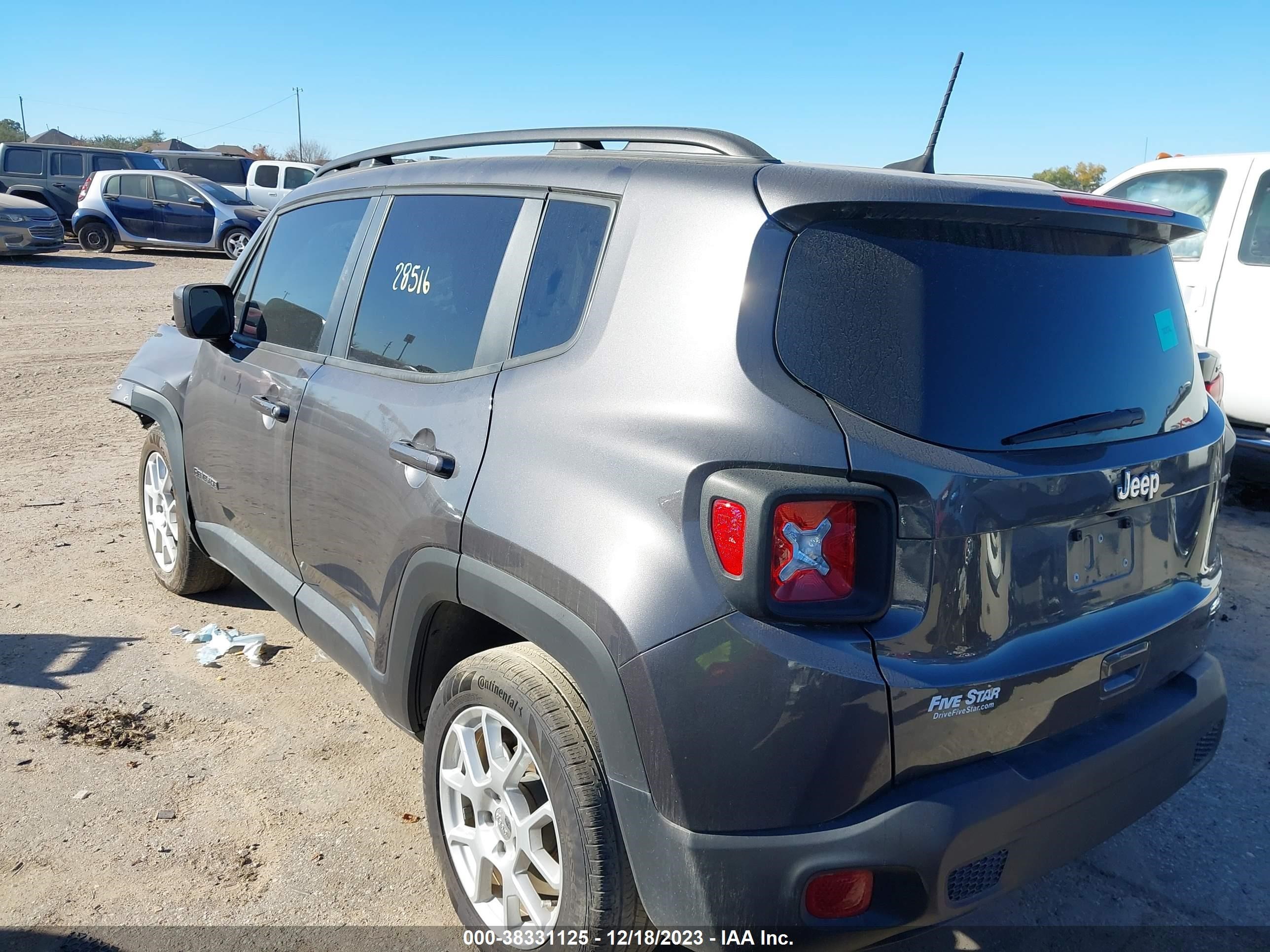 2021 Jeep Renegade Latitude Fwd vin: ZACNJCBB4MPN22727