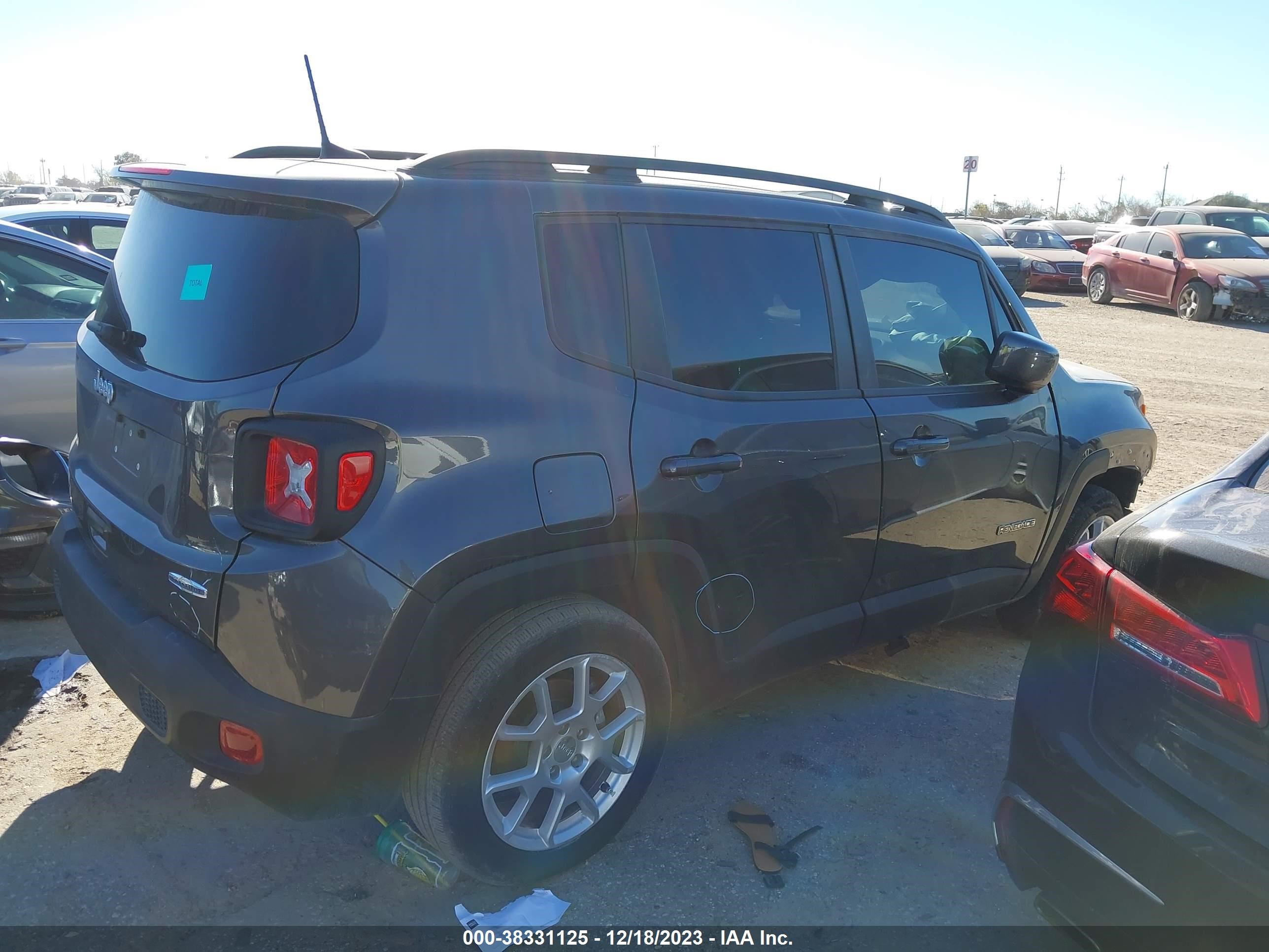 2021 Jeep Renegade Latitude Fwd vin: ZACNJCBB4MPN22727