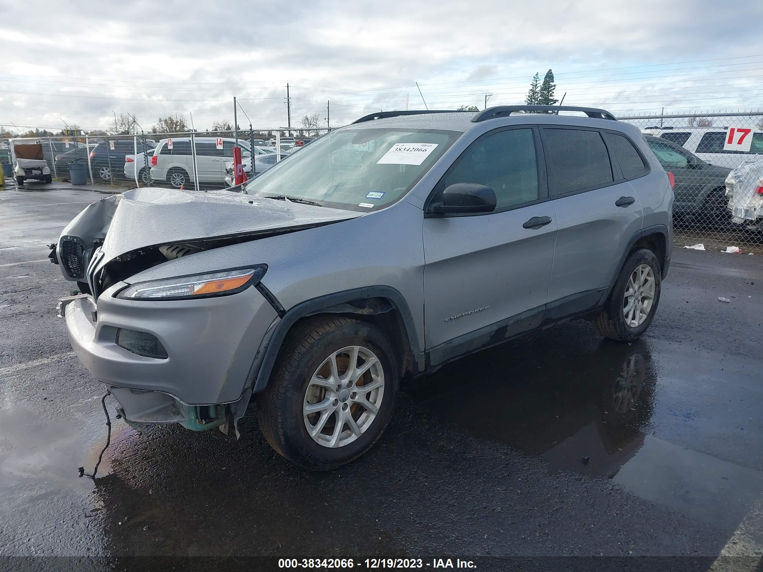 2017 Jeep Cherokee Sport 4X4 vin: 1C4PJMAB9HW569442