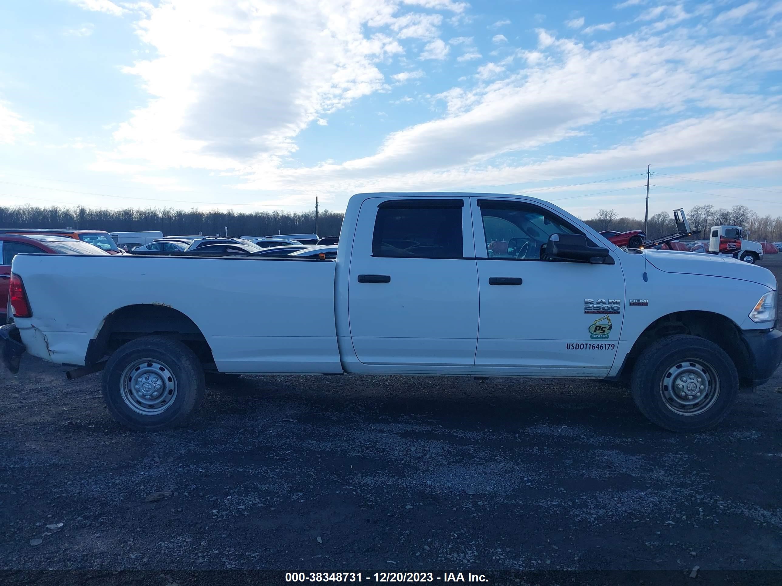 2013 Ram 2500 Tradesman vin: 3C6TR5HT8DG533866