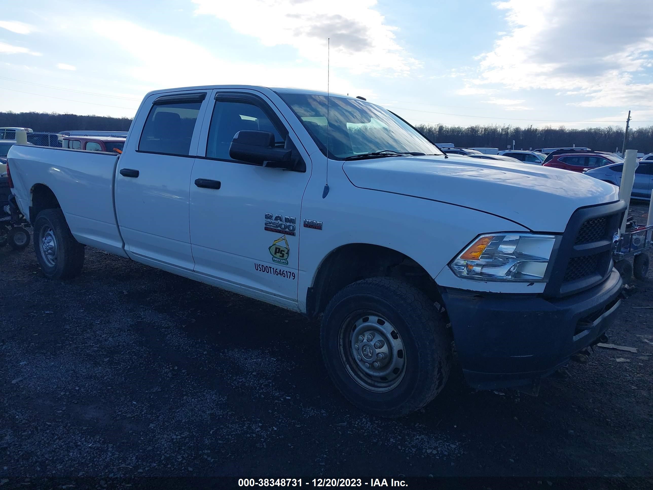 2013 Ram 2500 Tradesman vin: 3C6TR5HT8DG533866