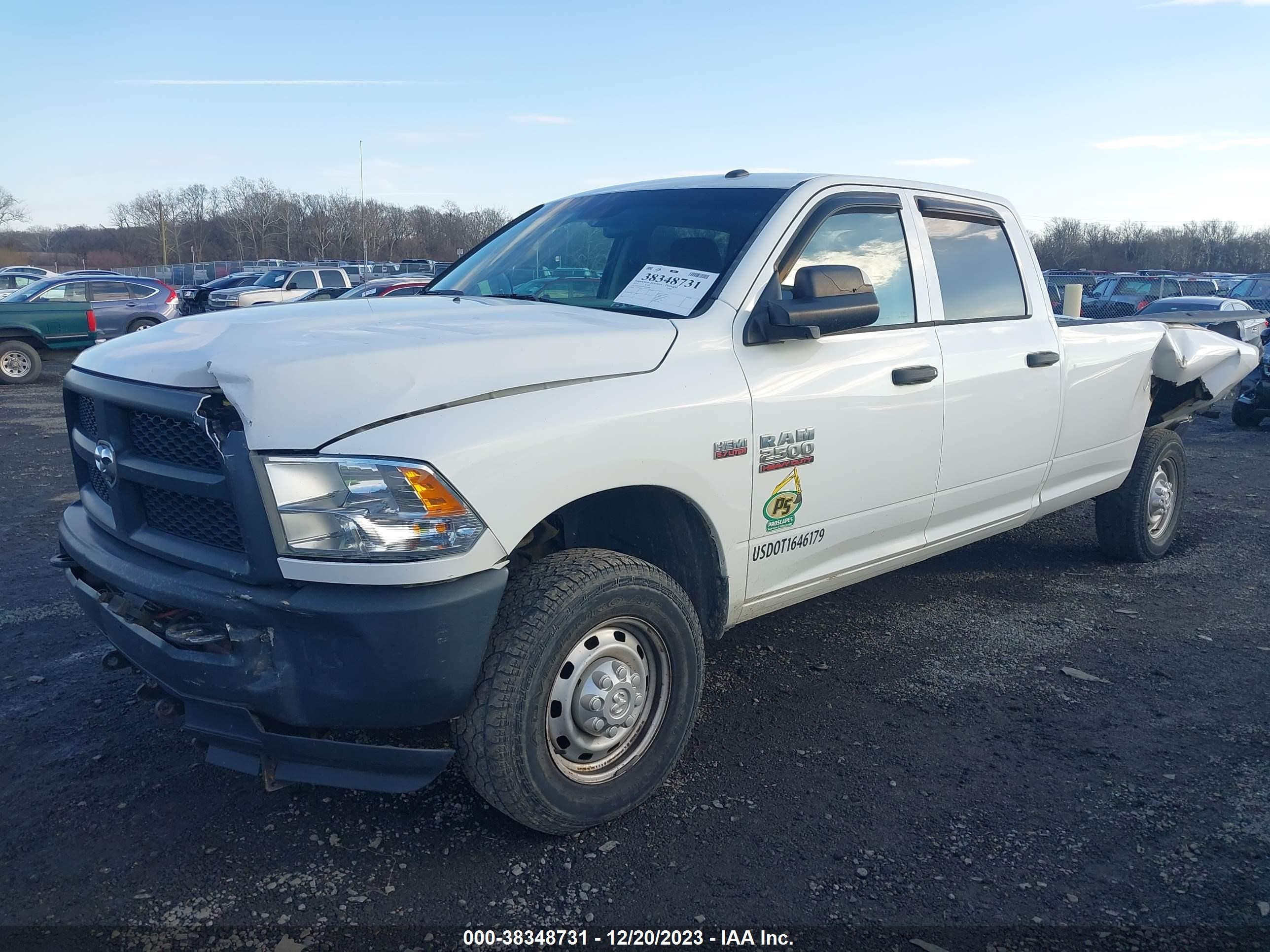 2013 Ram 2500 Tradesman vin: 3C6TR5HT8DG533866