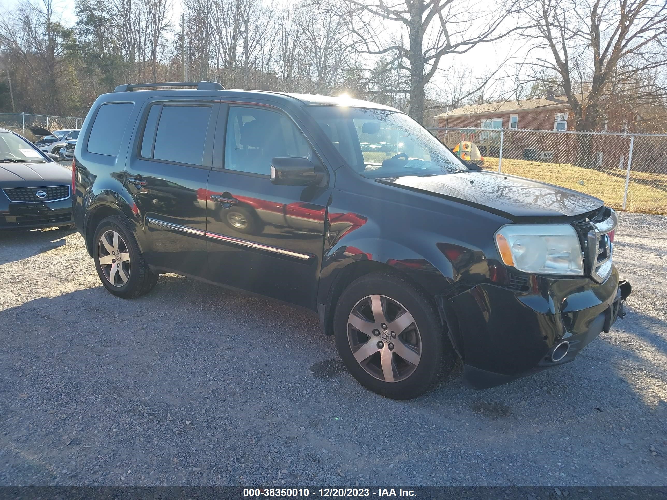 2012 Honda Pilot Touring vin: 5FNYF4H96CB032243