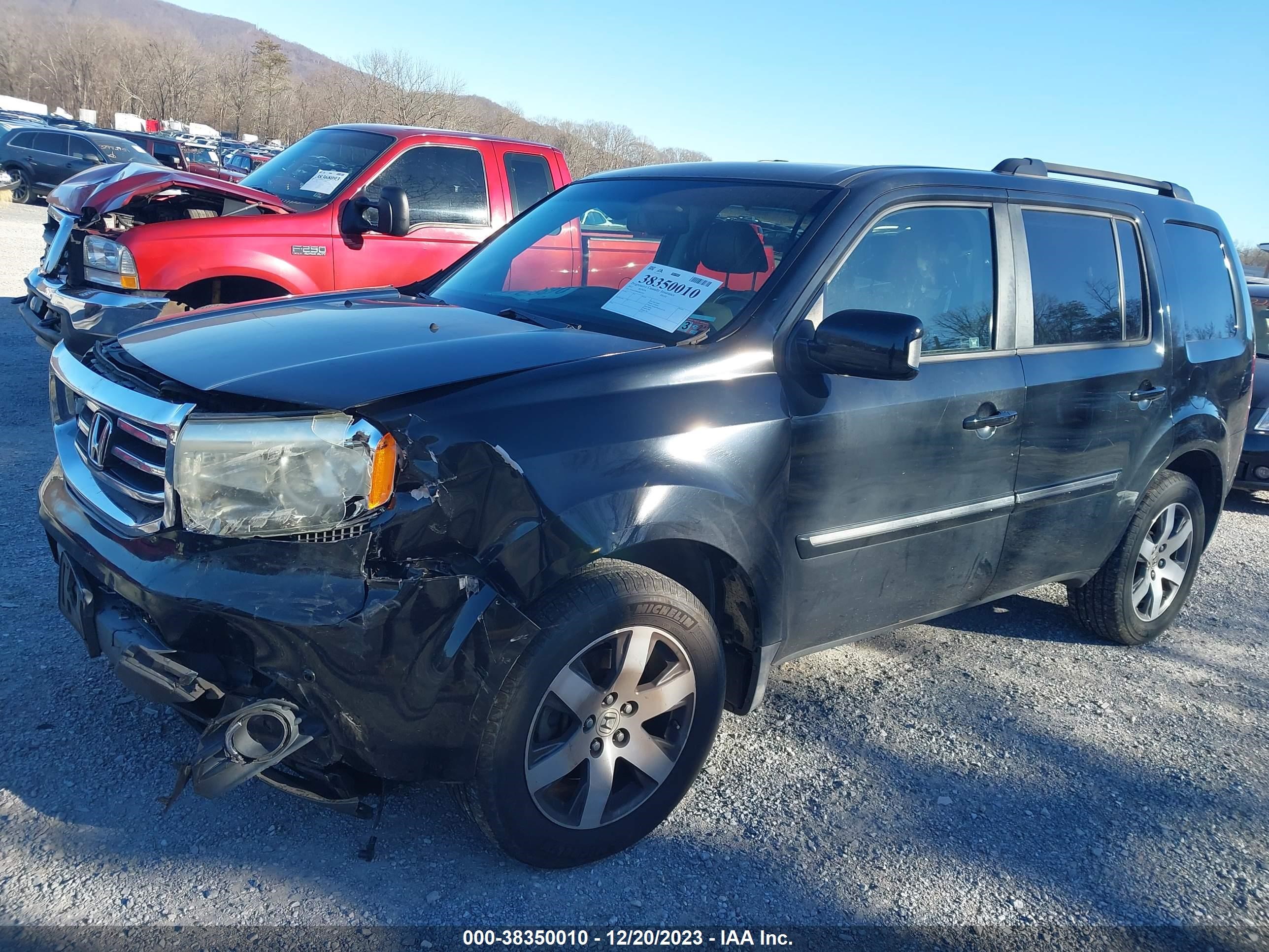 2012 Honda Pilot Touring vin: 5FNYF4H96CB032243