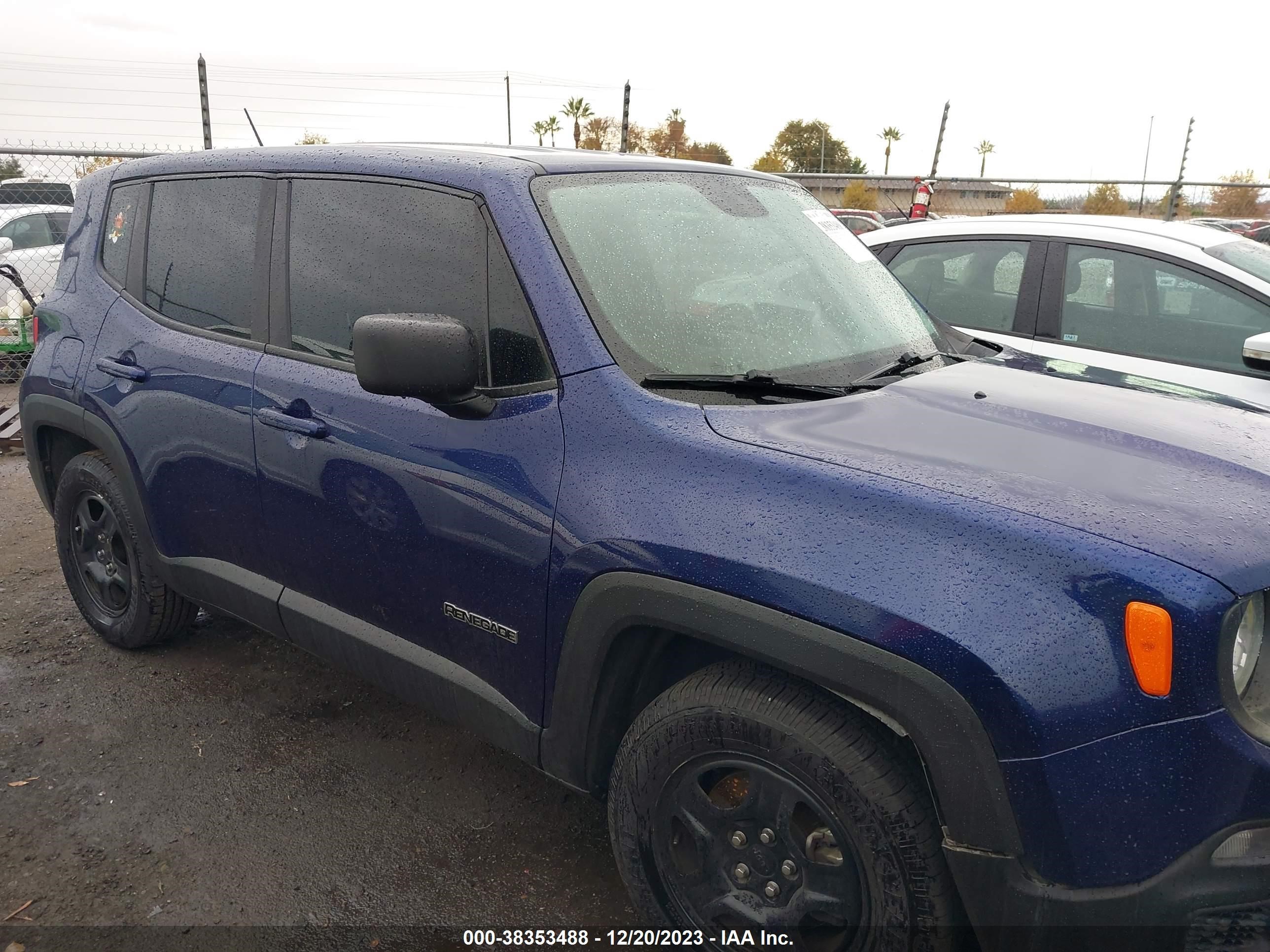 2016 Jeep Renegade Sport vin: ZACCJAAT1GPC96420