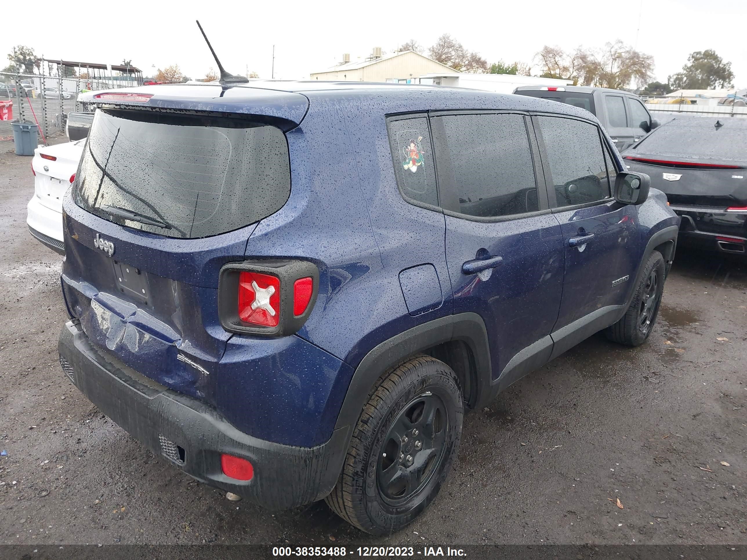 2016 Jeep Renegade Sport vin: ZACCJAAT1GPC96420