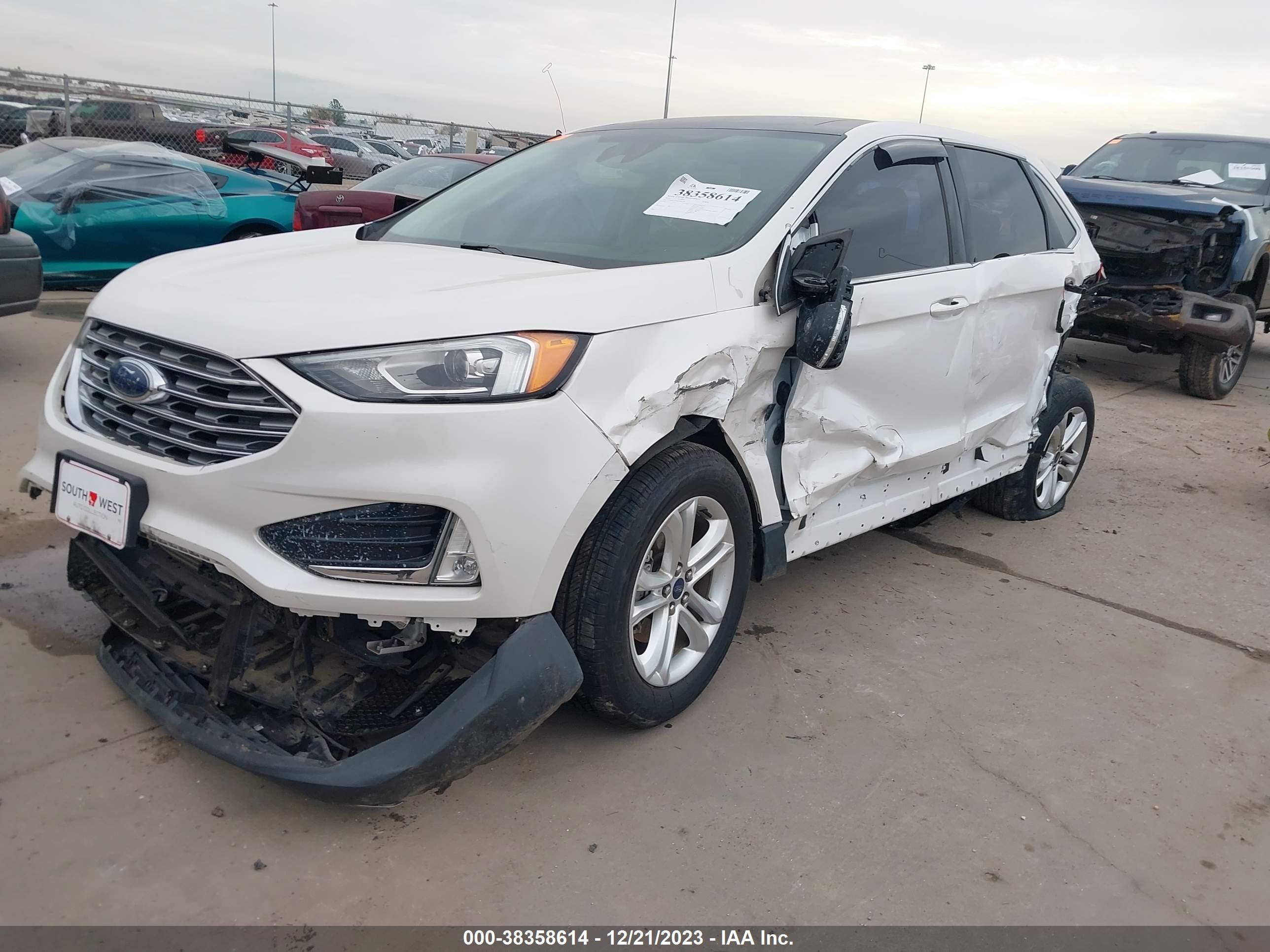 2019 Ford Edge Sel vin: 2FMPK3J9XKBB08226