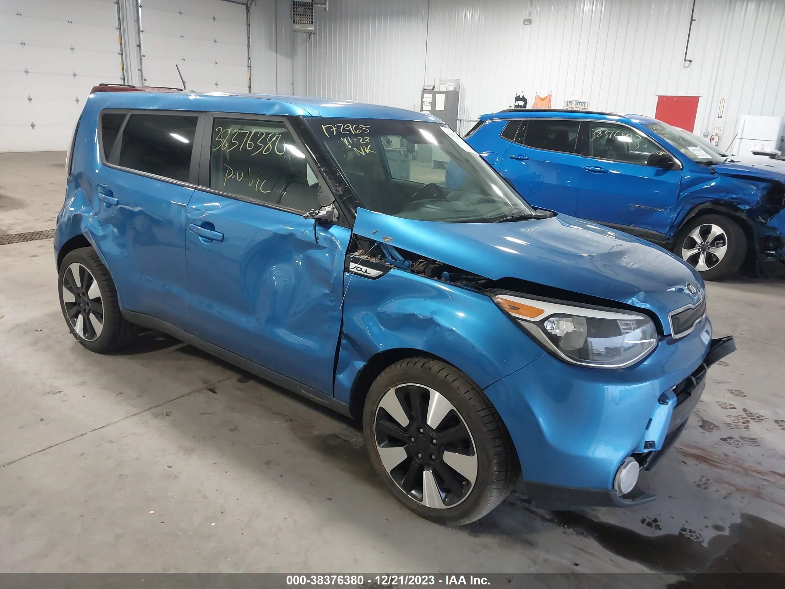 2016 Kia Soul + vin: KNDJP3A52G7298516