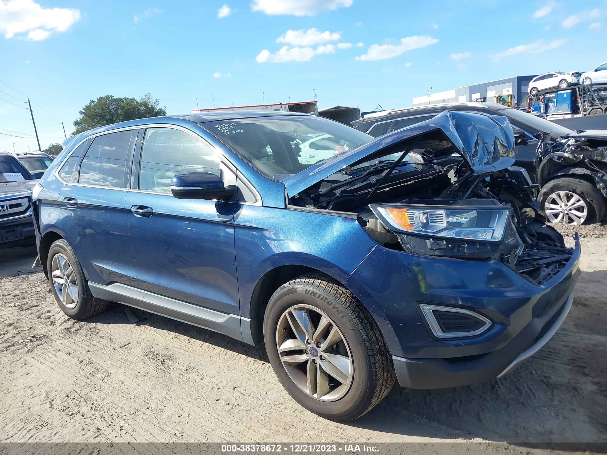 2017 Ford Edge Sel vin: 2FMPK3J98HBC17776