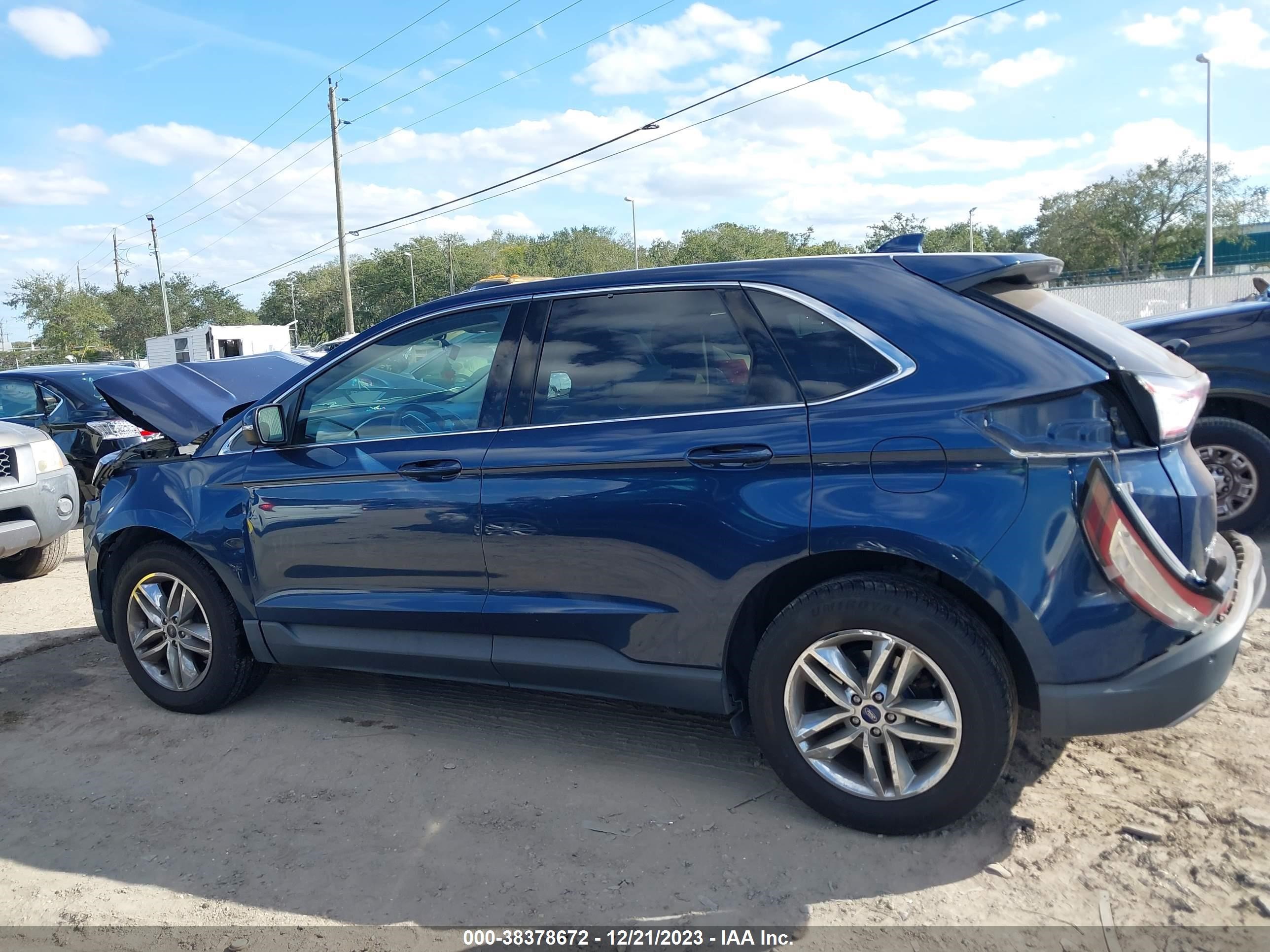 2017 Ford Edge Sel vin: 2FMPK3J98HBC17776