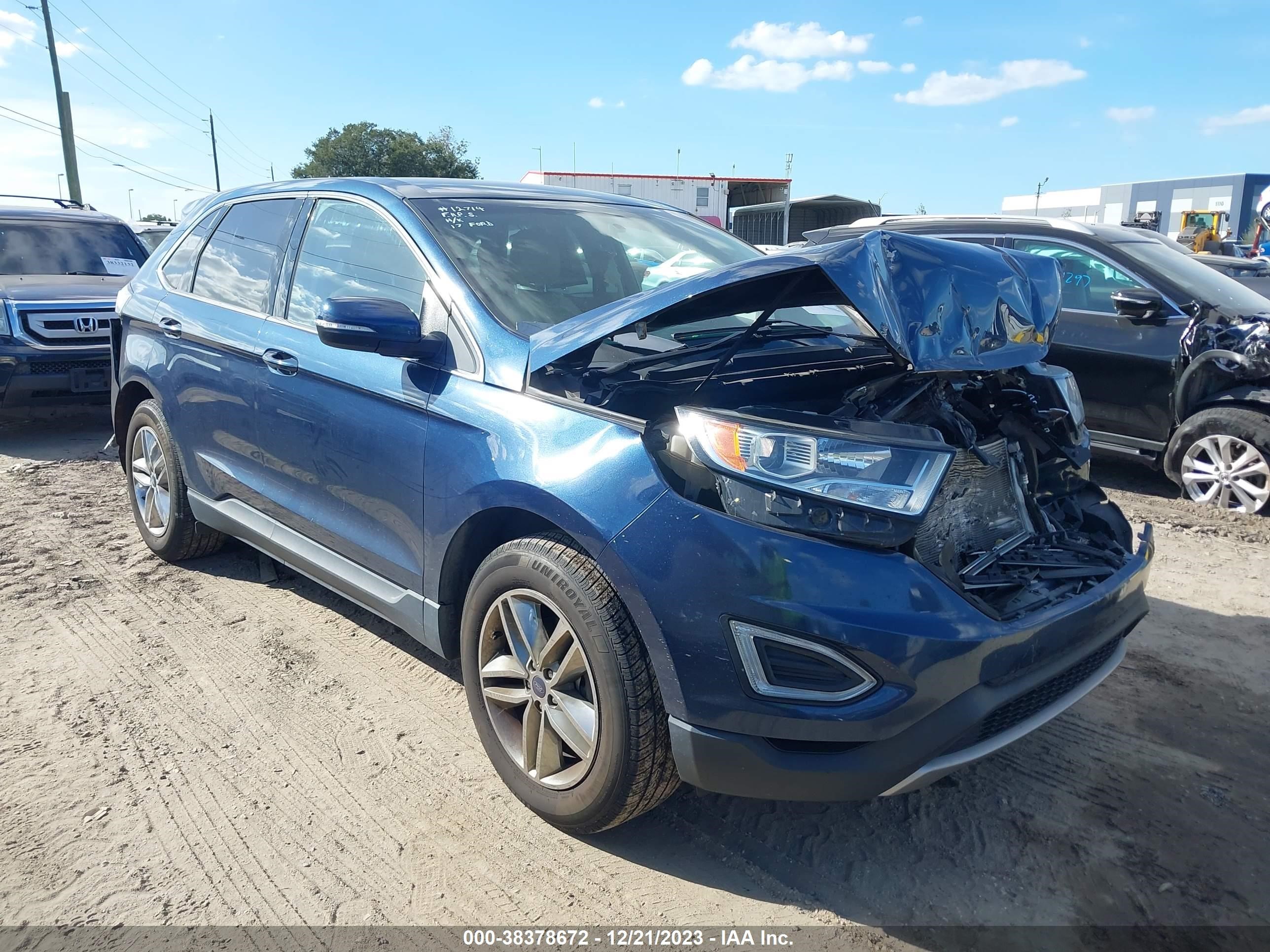 2017 Ford Edge Sel vin: 2FMPK3J98HBC17776