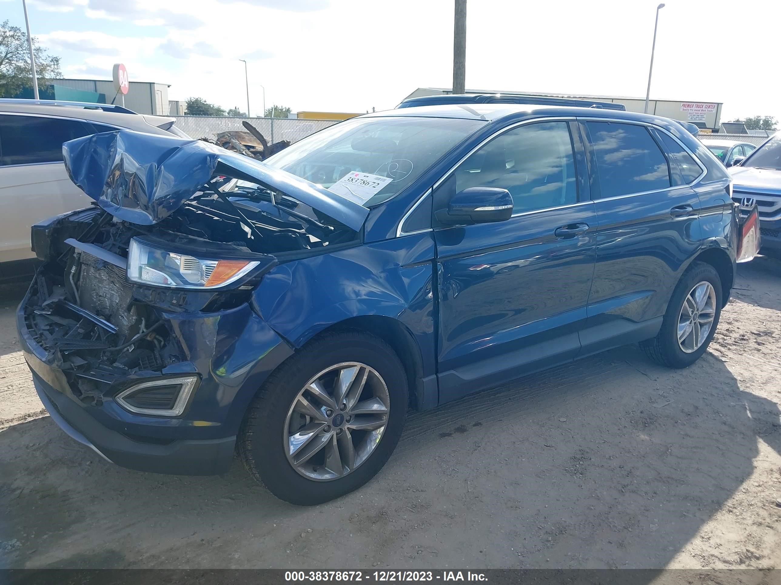 2017 Ford Edge Sel vin: 2FMPK3J98HBC17776