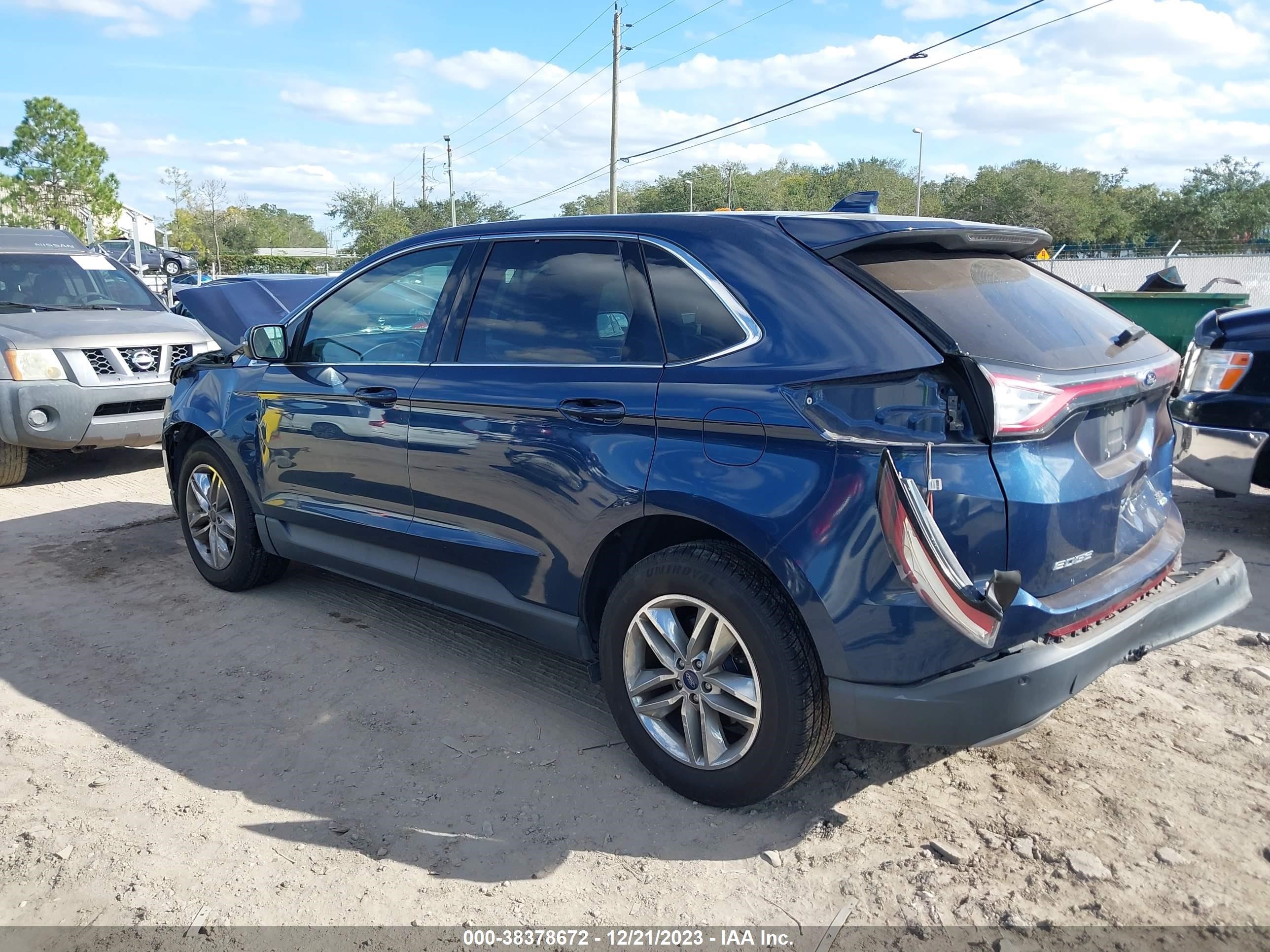 2017 Ford Edge Sel vin: 2FMPK3J98HBC17776